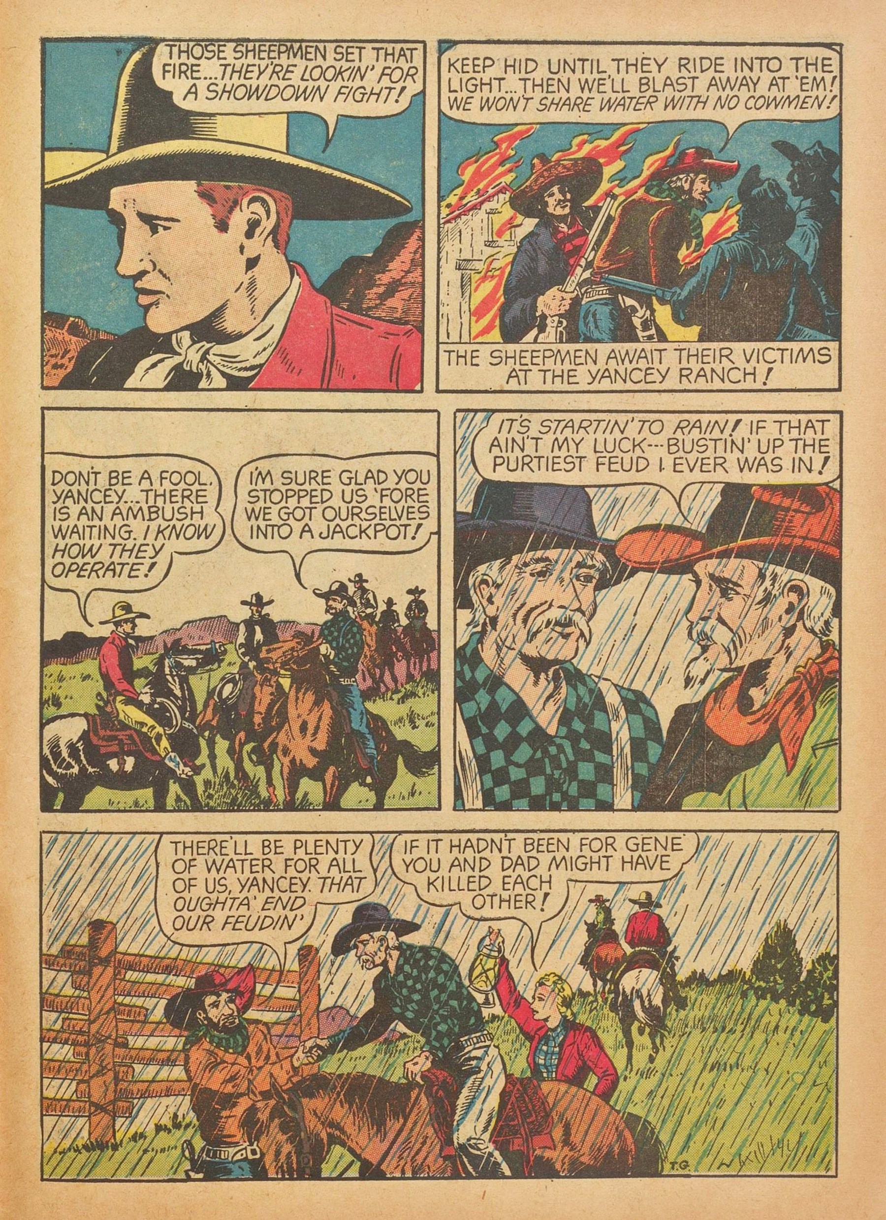 Read online Gene Autry Comics comic -  Issue #2 - 51