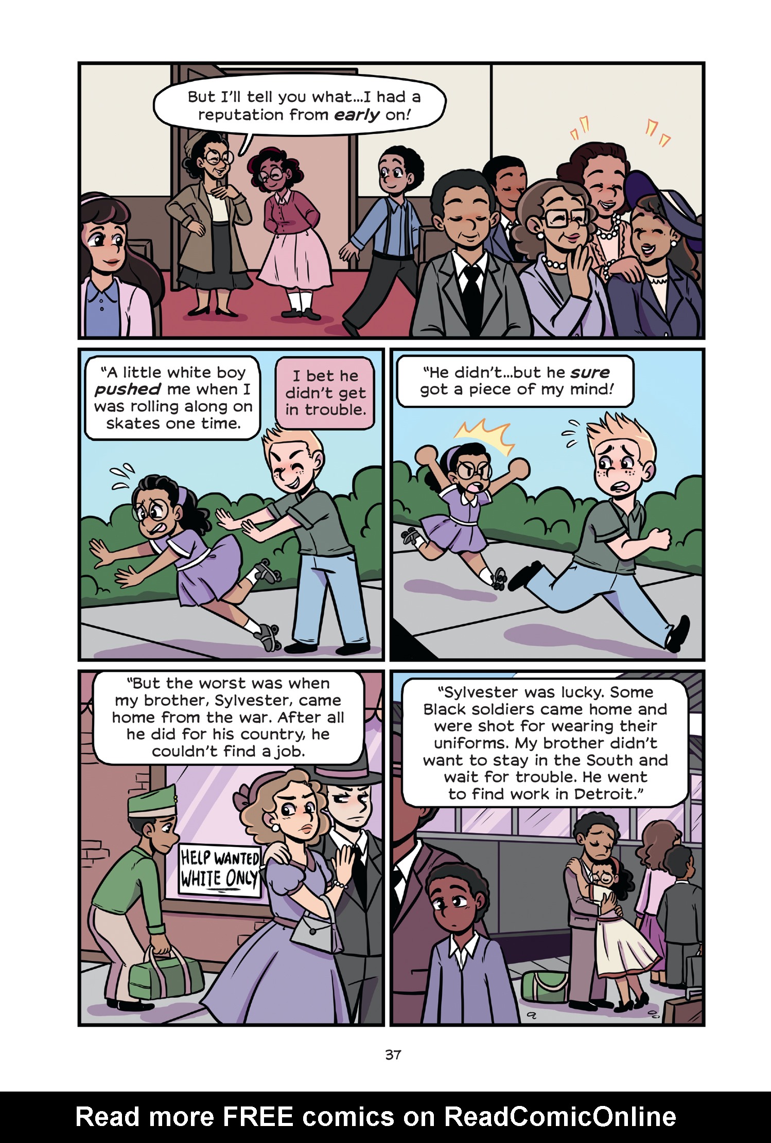 Read online History Comics comic -  Issue # Rosa Parks & Claudette Colvin - Civil Rights Heroes - 42