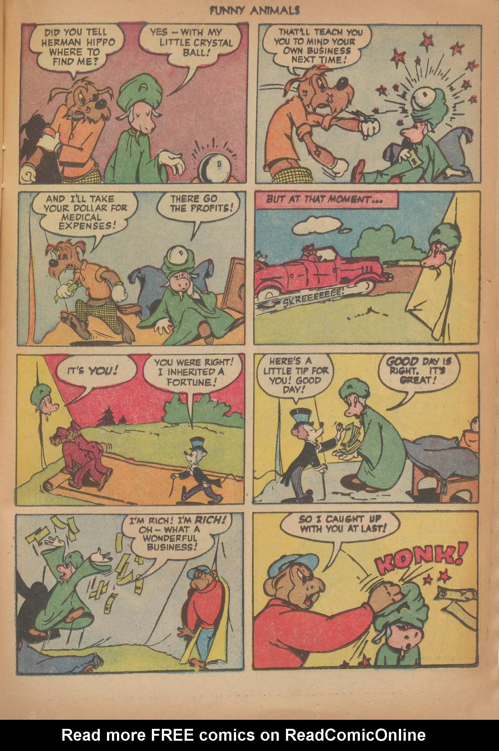 Read online Fawcett's Funny Animals comic -  Issue #69 - 15