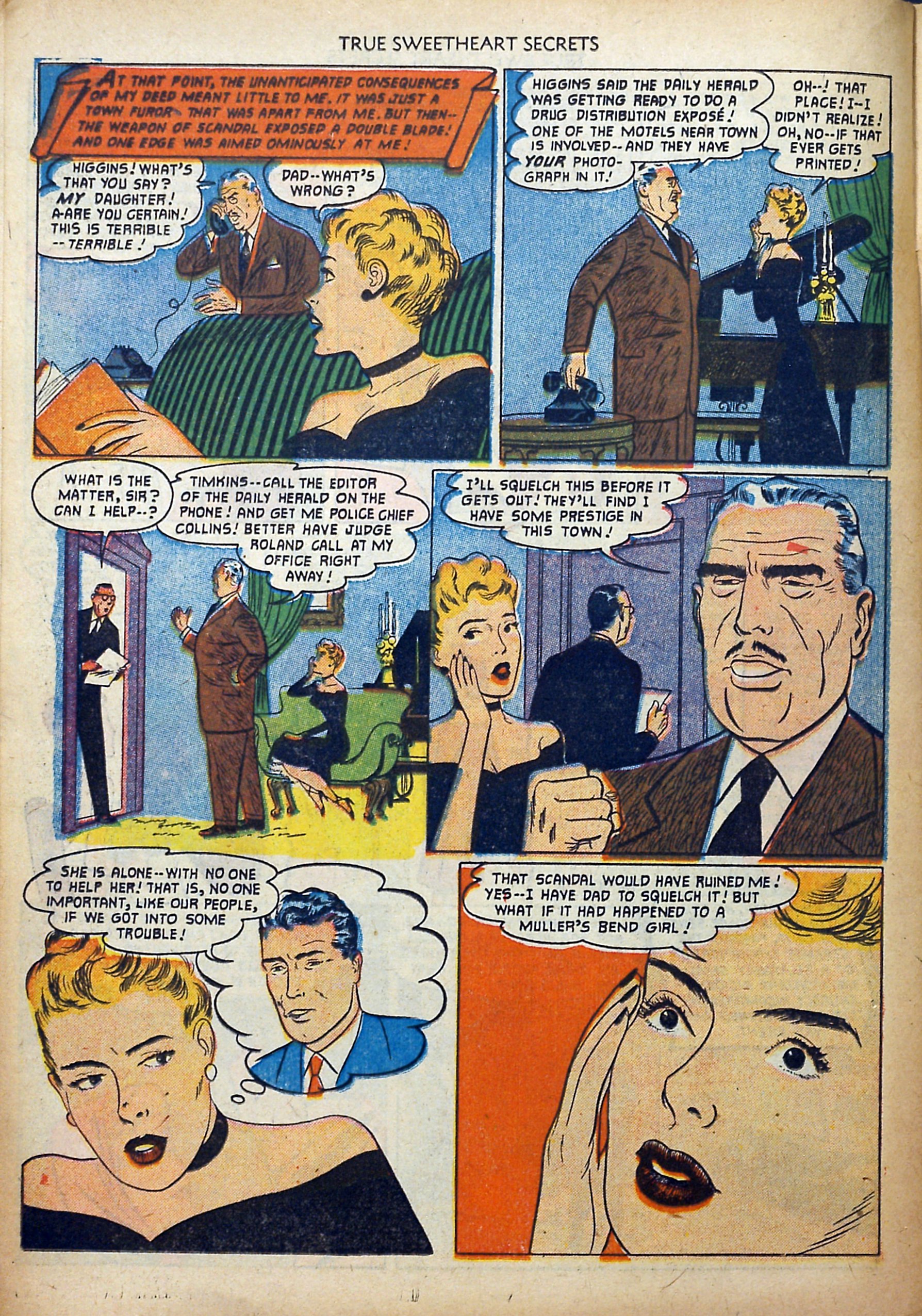 Read online True Sweetheart Secrets comic -  Issue #7 - 22
