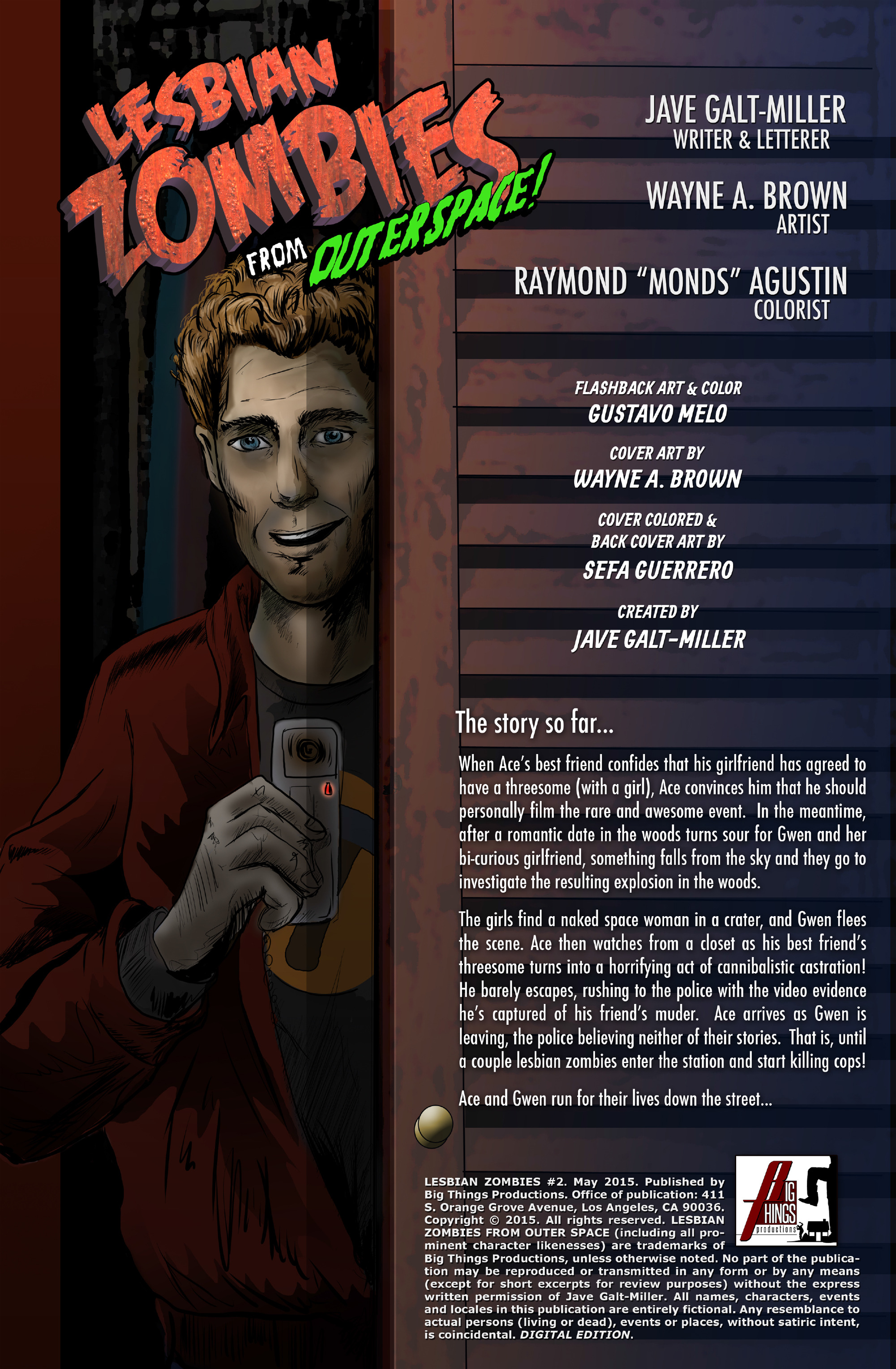 Read online Lesbian Zombies from Outer Space comic -  Issue #2 - 2