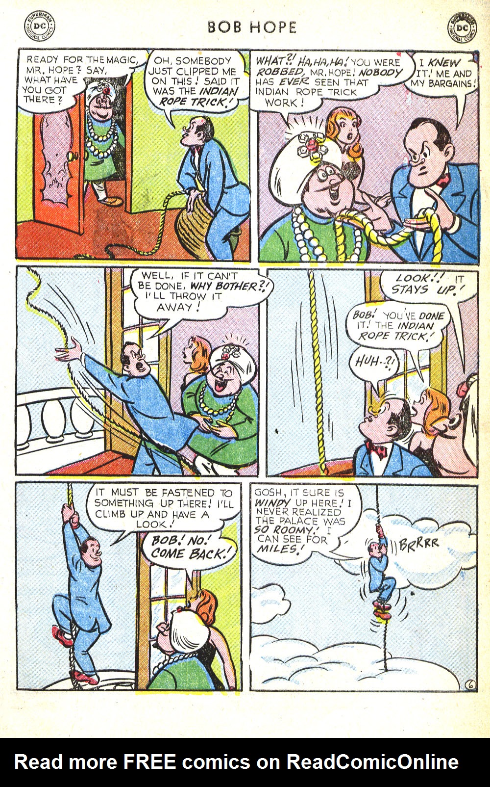 Read online The Adventures of Bob Hope comic -  Issue #30 - 31