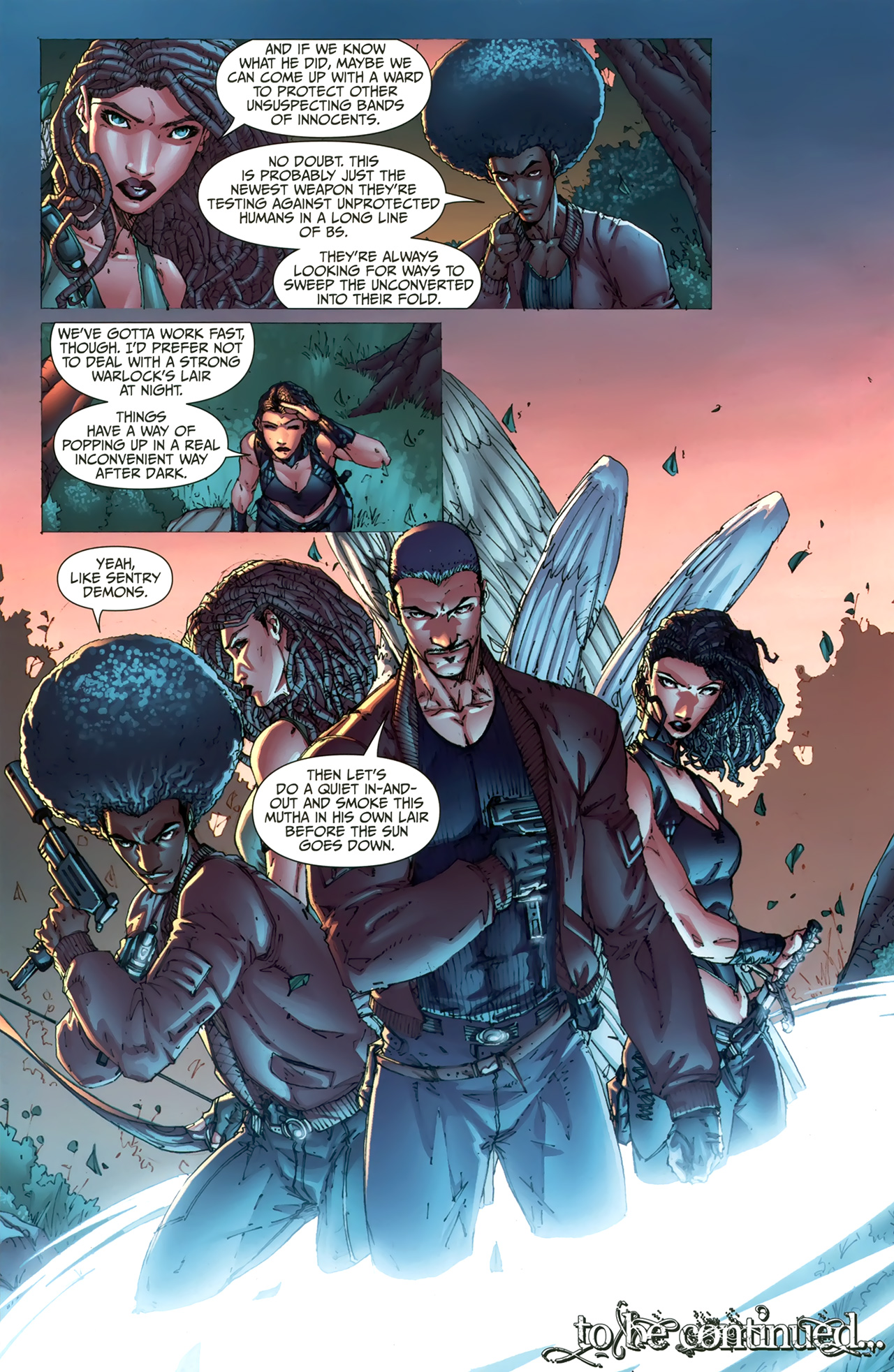Read online L.A. Banks' Vampire Huntress: Dawn and Darkness comic -  Issue #1 - 22