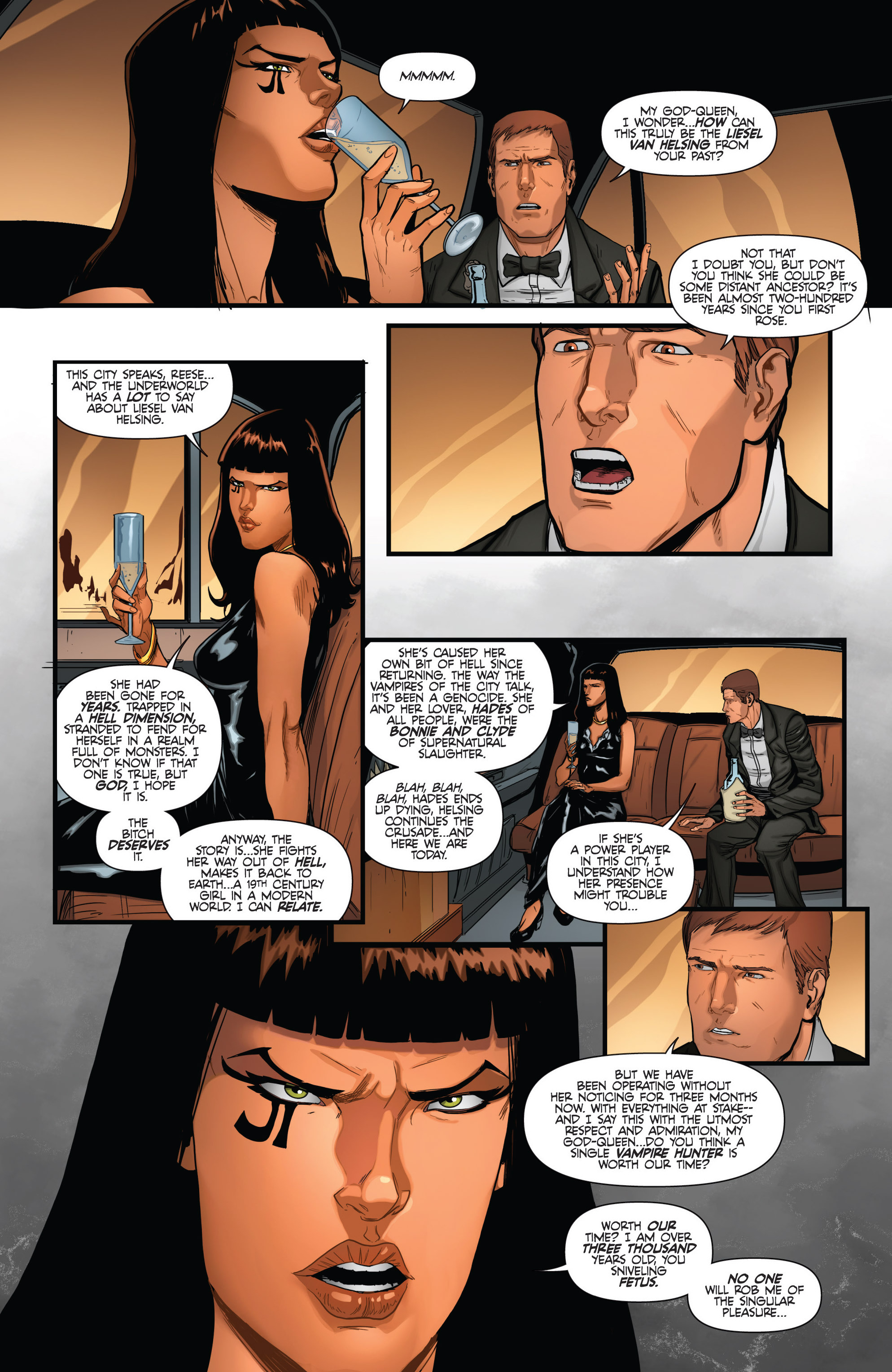 Read online Van Helsing vs The Mummy of Amun-Ra comic -  Issue #2 - 5