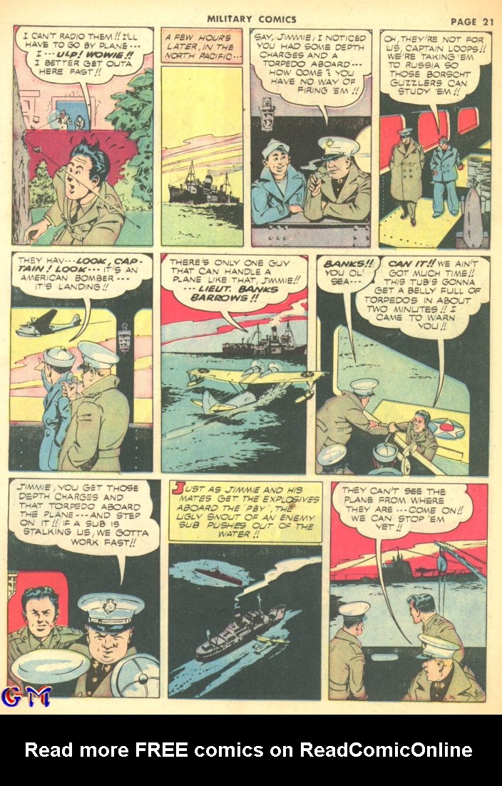 Read online Military Comics comic -  Issue #8 - 23