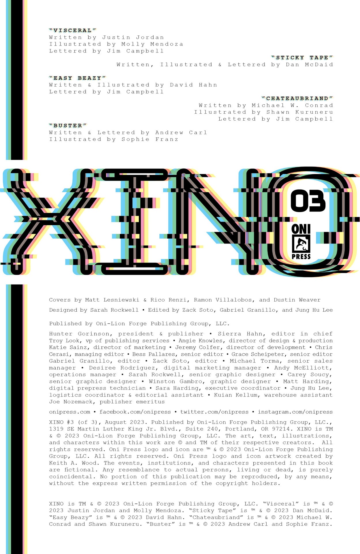 Read online Xino comic -  Issue #3 - 2