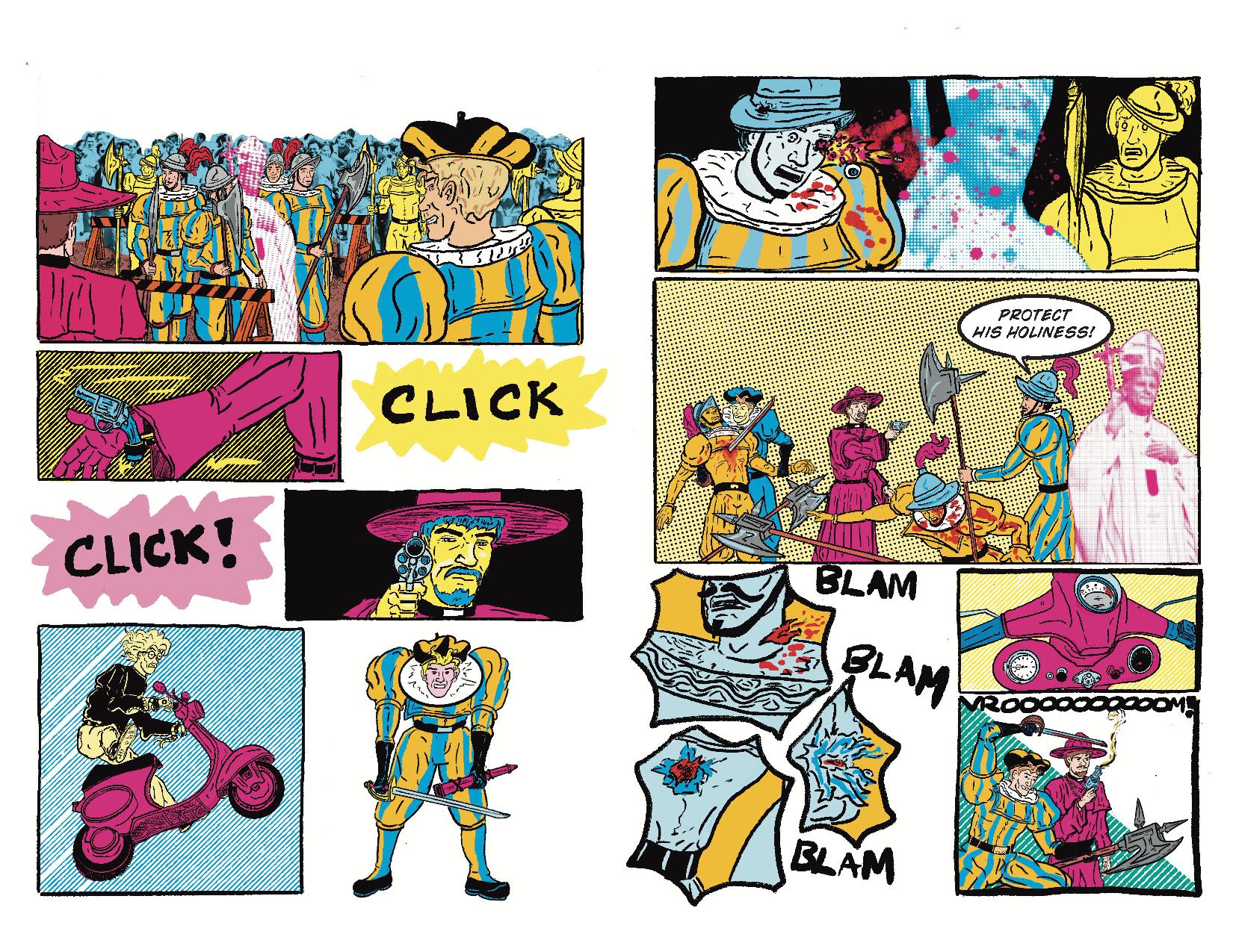 Read online CYMK ULTRA: Guns, Knives, & Crosses comic -  Issue # Full - 16