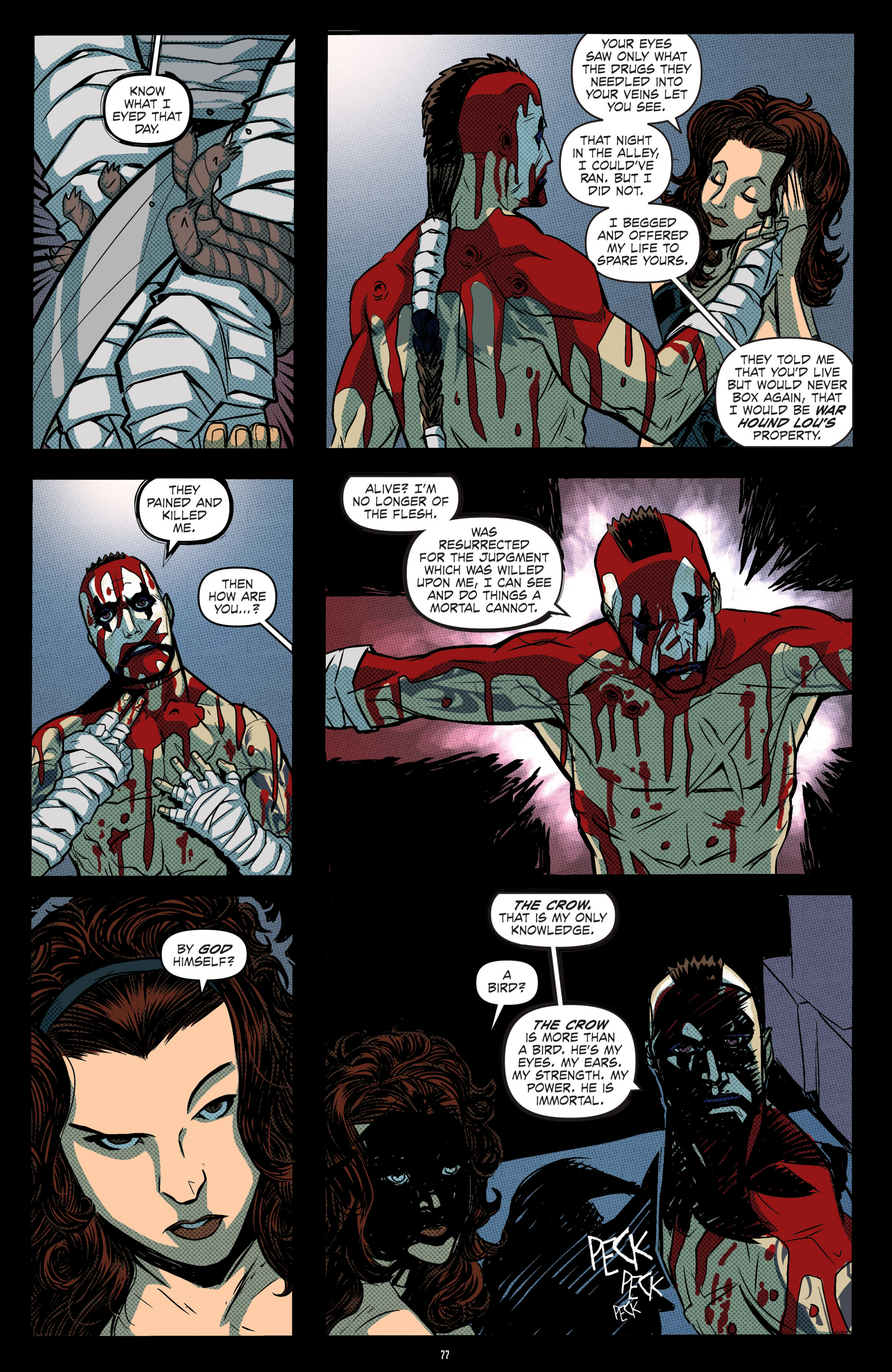 Read online The Crow: Pestilence comic -  Issue # _TPB - 77