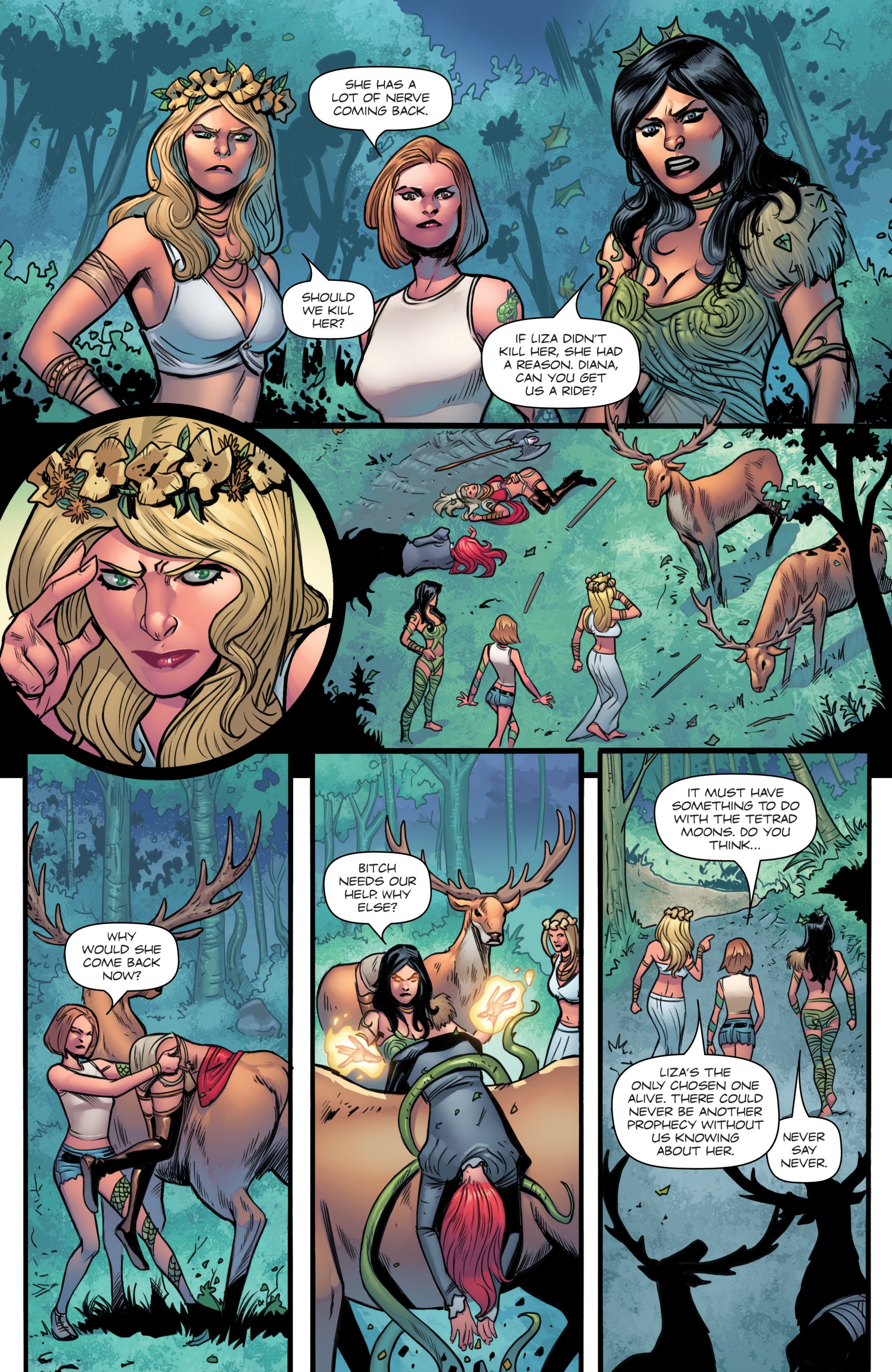 Read online Grimm Fairy Tales presents Coven comic -  Issue #2 - 8