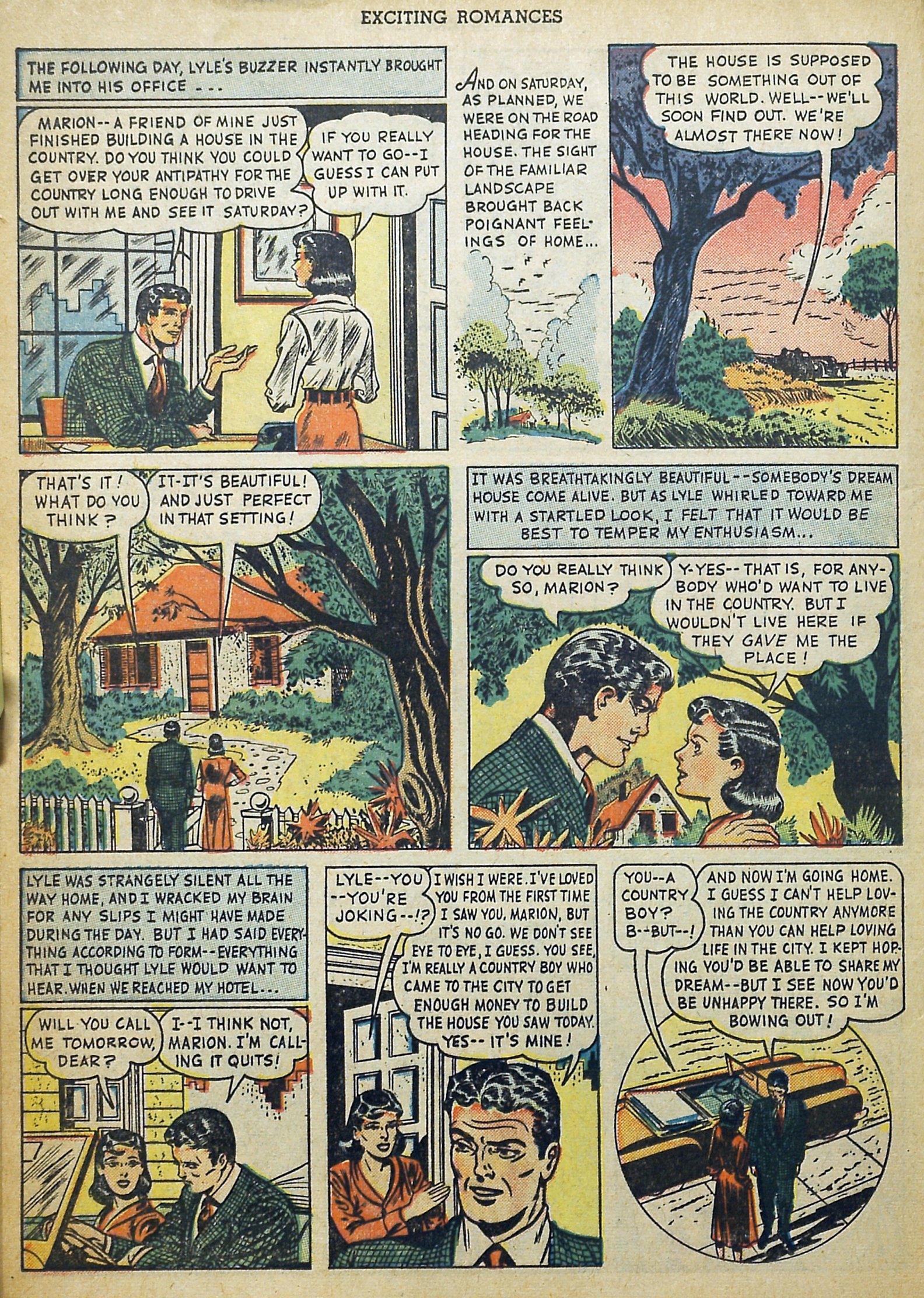 Read online Exciting Romances comic -  Issue #2 - 20