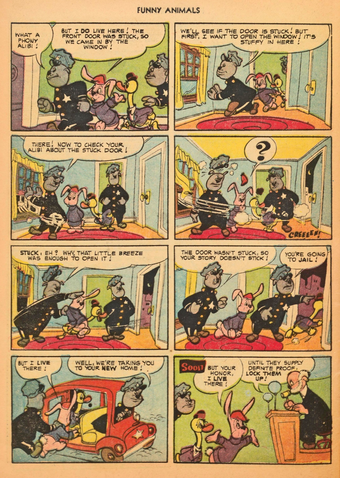 Read online Fawcett's Funny Animals comic -  Issue #79 - 32