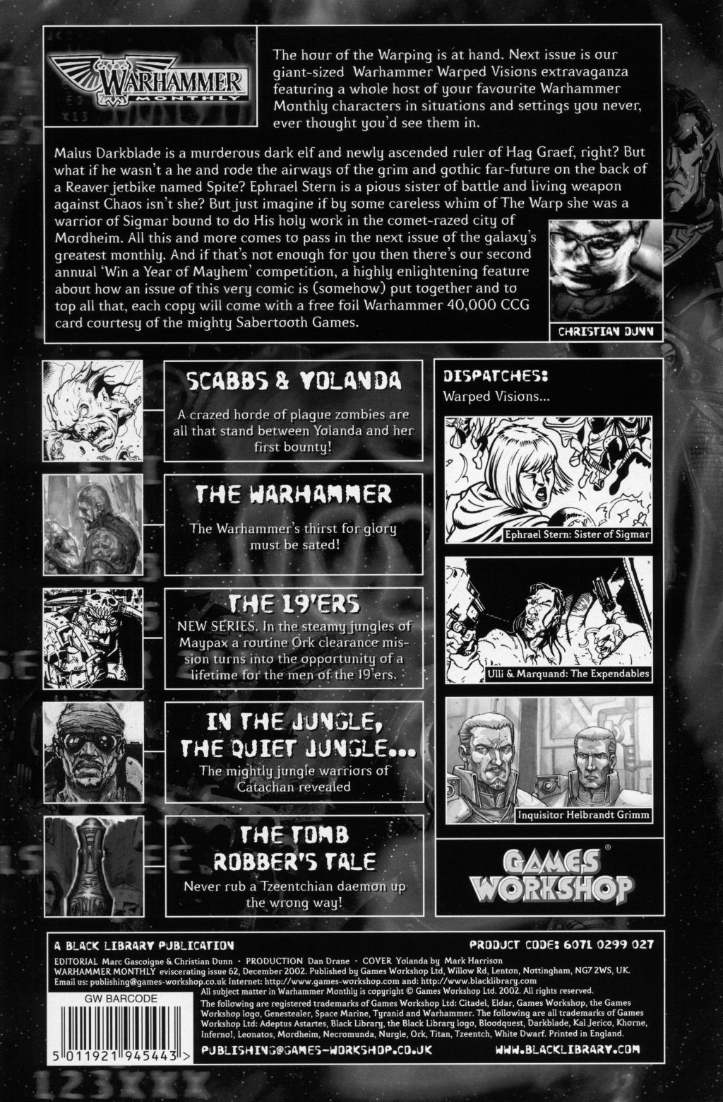 Read online Warhammer Monthly comic -  Issue #62 - 2