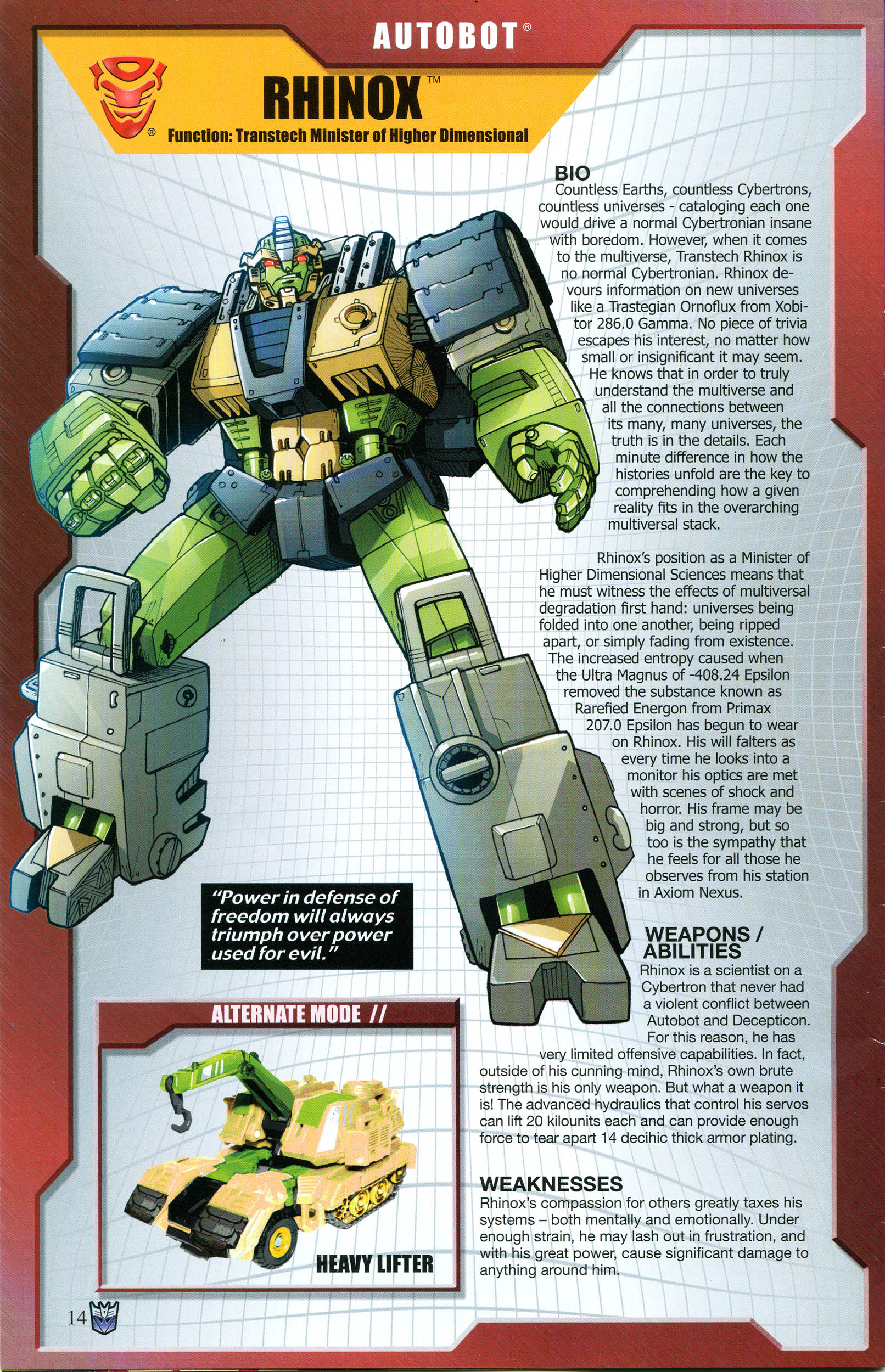 Read online Transformers: Collectors' Club comic -  Issue #54 - 14
