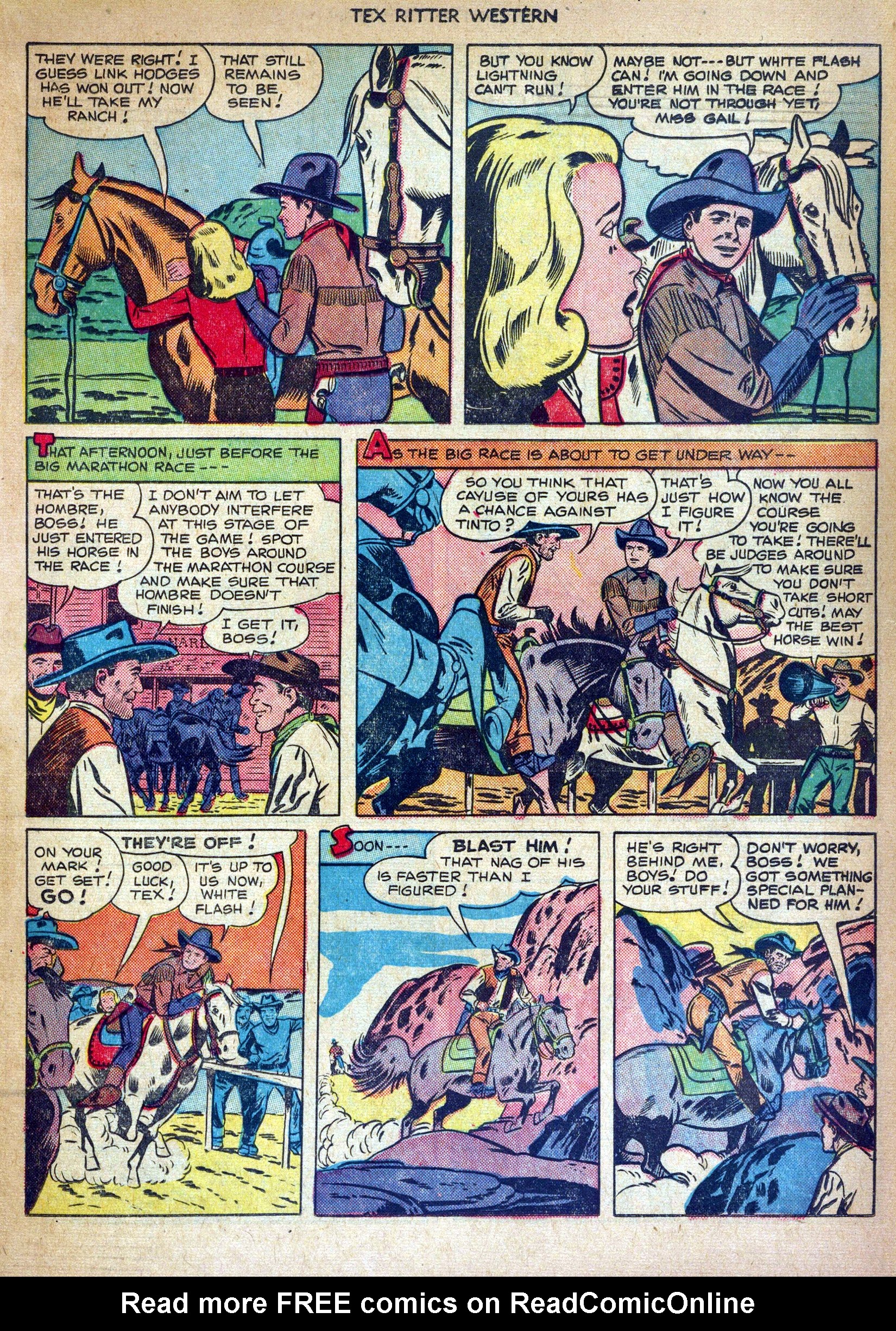 Read online Tex Ritter Western comic -  Issue #4 - 19