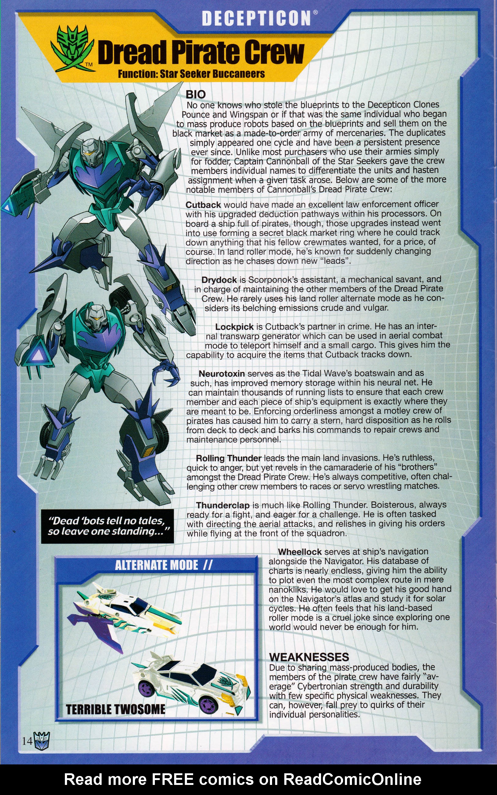 Read online Transformers: Collectors' Club comic -  Issue #58 - 14