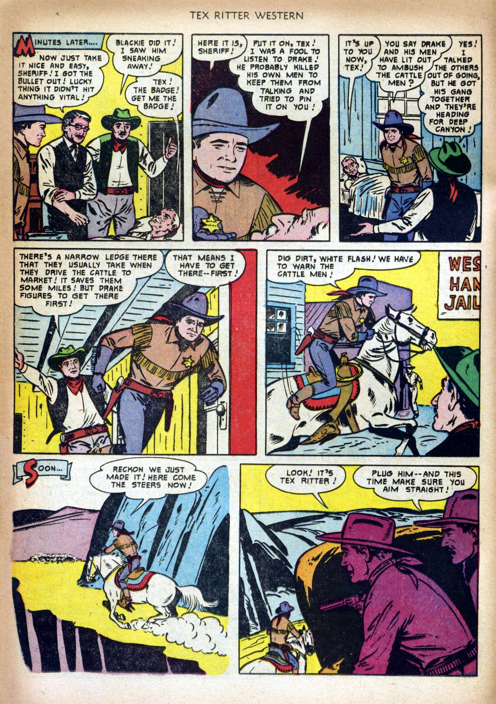 Read online Tex Ritter Western comic -  Issue #5 - 12