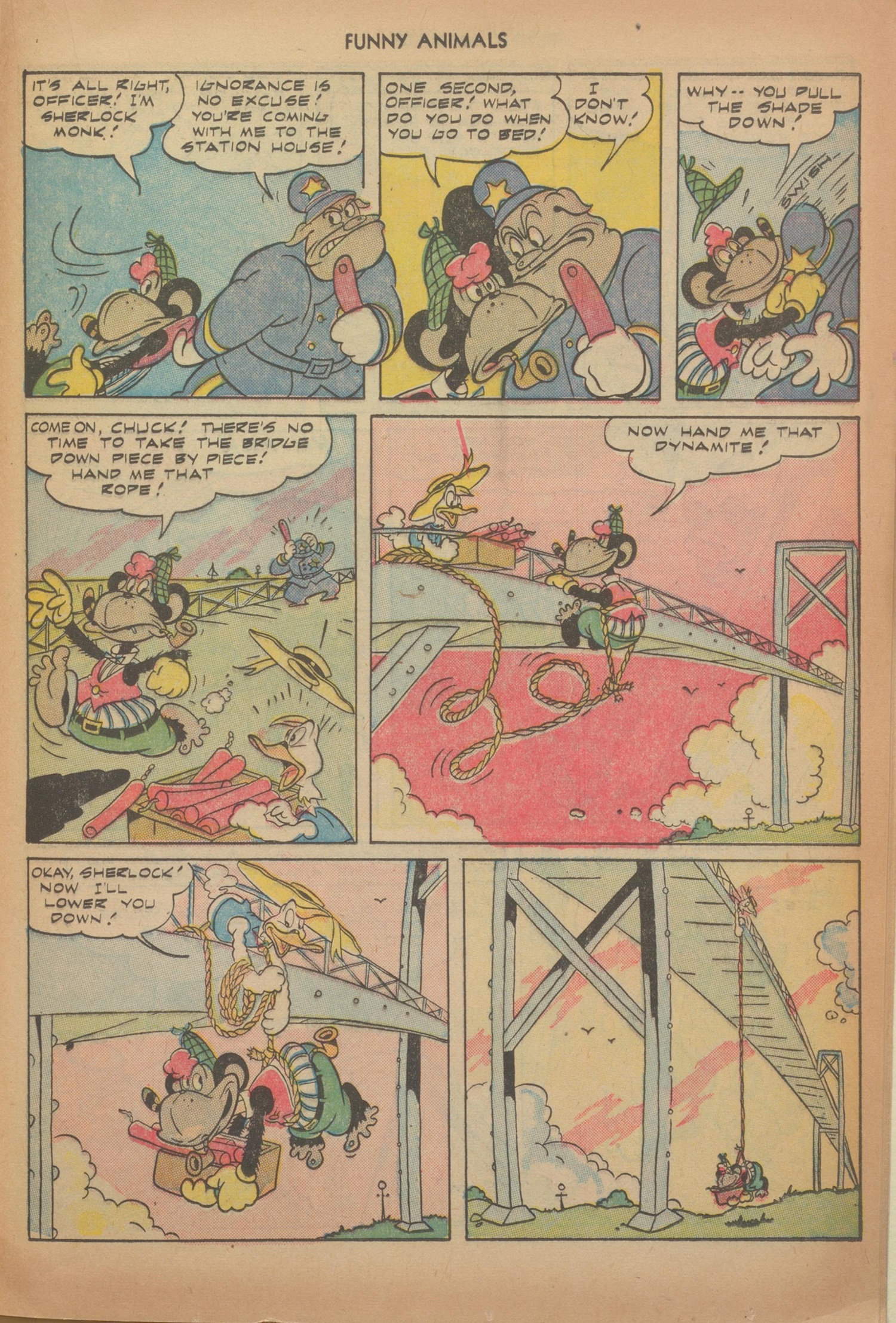 Read online Fawcett's Funny Animals comic -  Issue #51 - 21