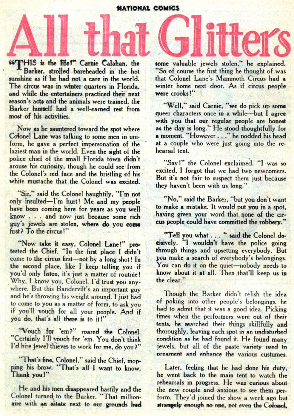 Read online National Comics comic -  Issue #69 - 36