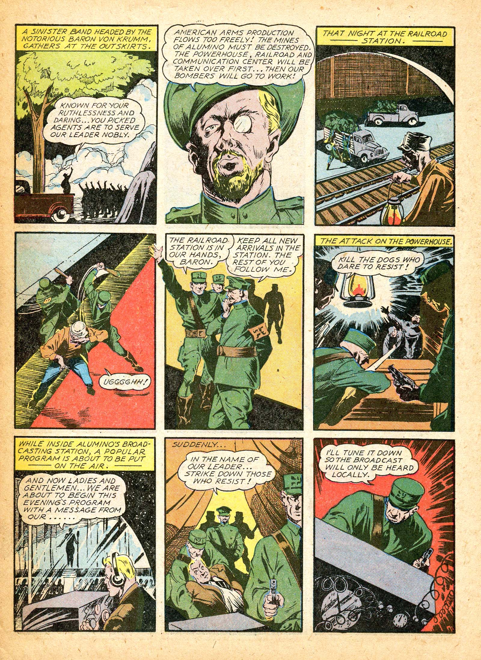 Read online Major Victory Comics comic -  Issue #1 - 6