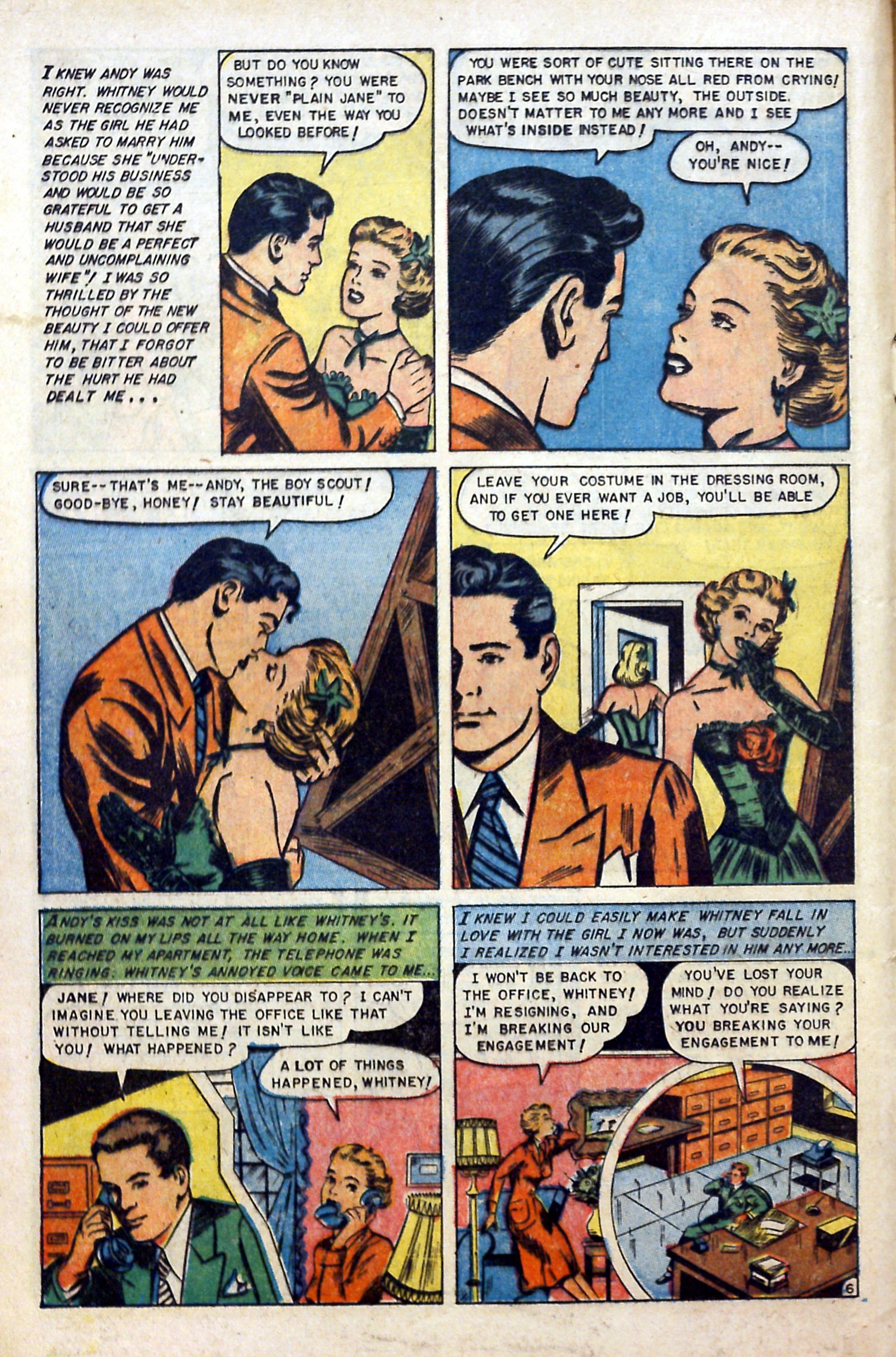 Read online Glamorous Romances comic -  Issue #60 - 16
