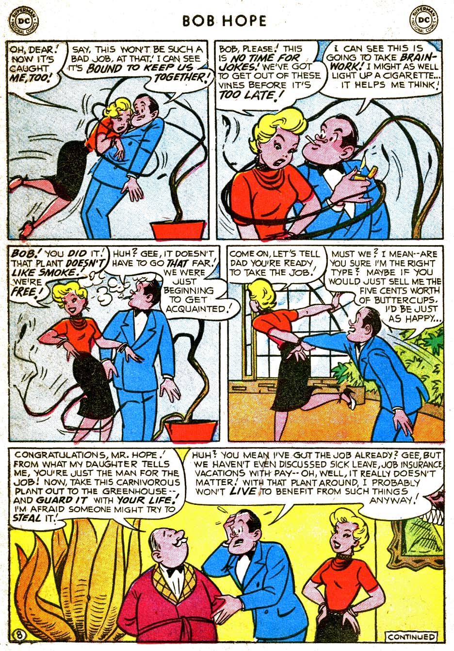 Read online The Adventures of Bob Hope comic -  Issue #36 - 10