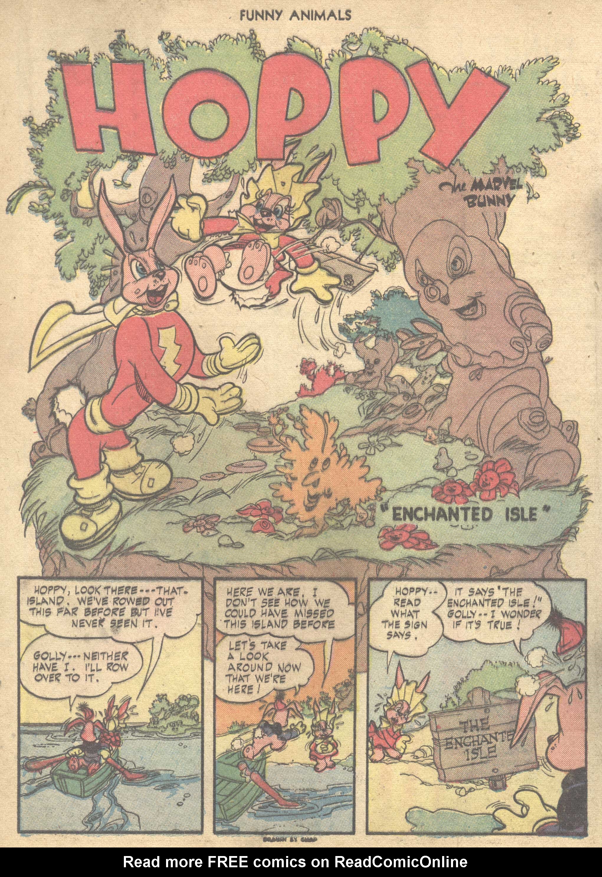 Read online Fawcett's Funny Animals comic -  Issue #37 - 4
