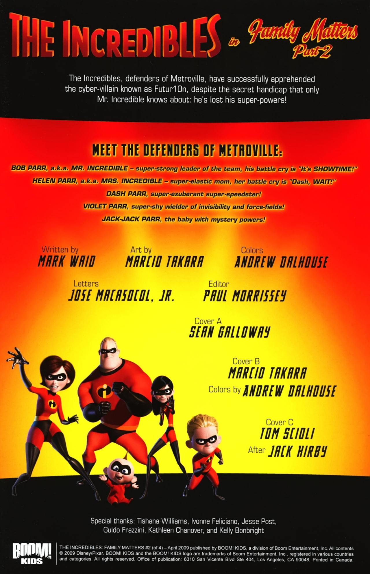Read online The Incredibles: Family Matters comic -  Issue #2 - 3