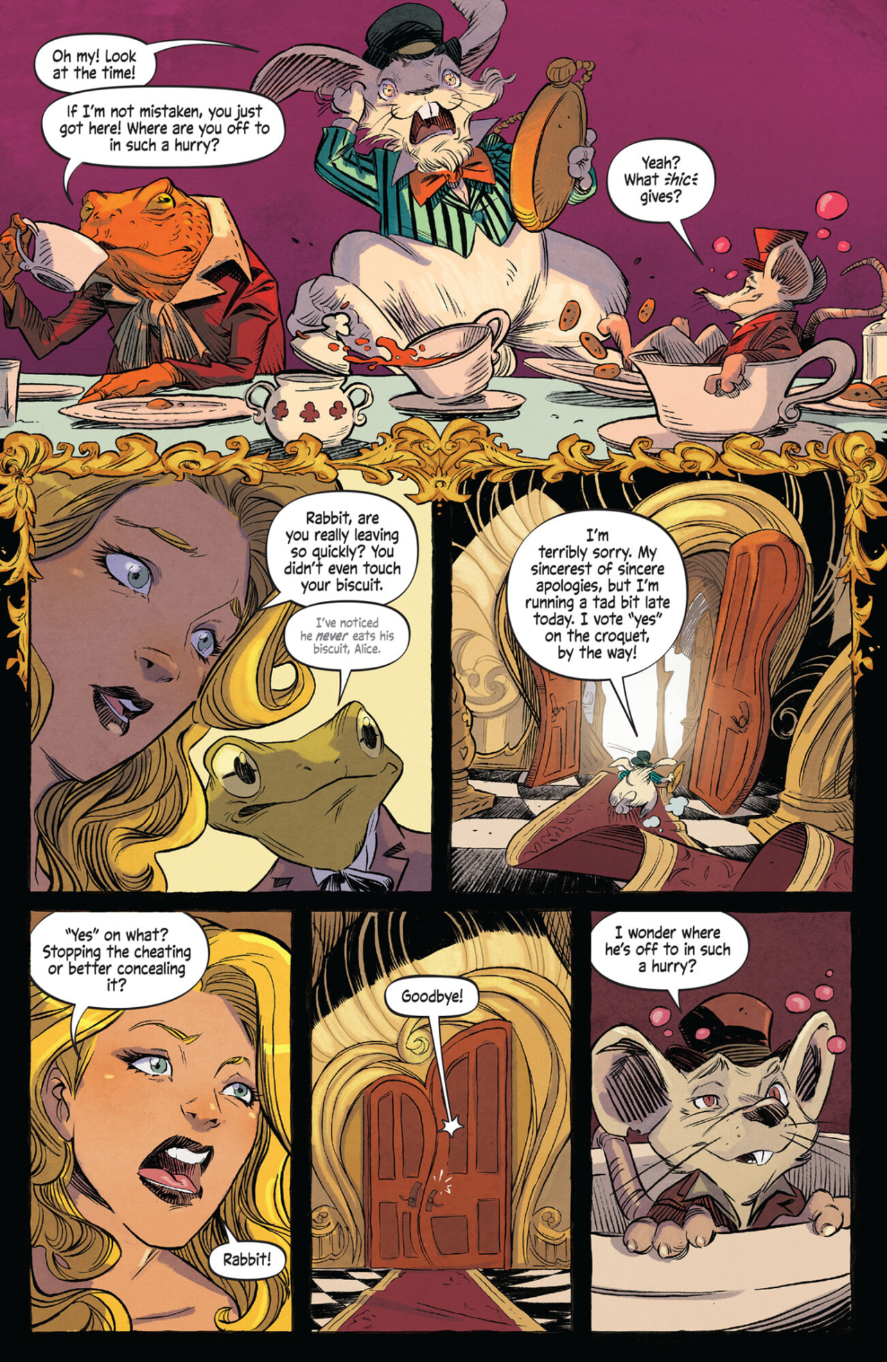 Read online Alice Never After comic -  Issue #1 - 7