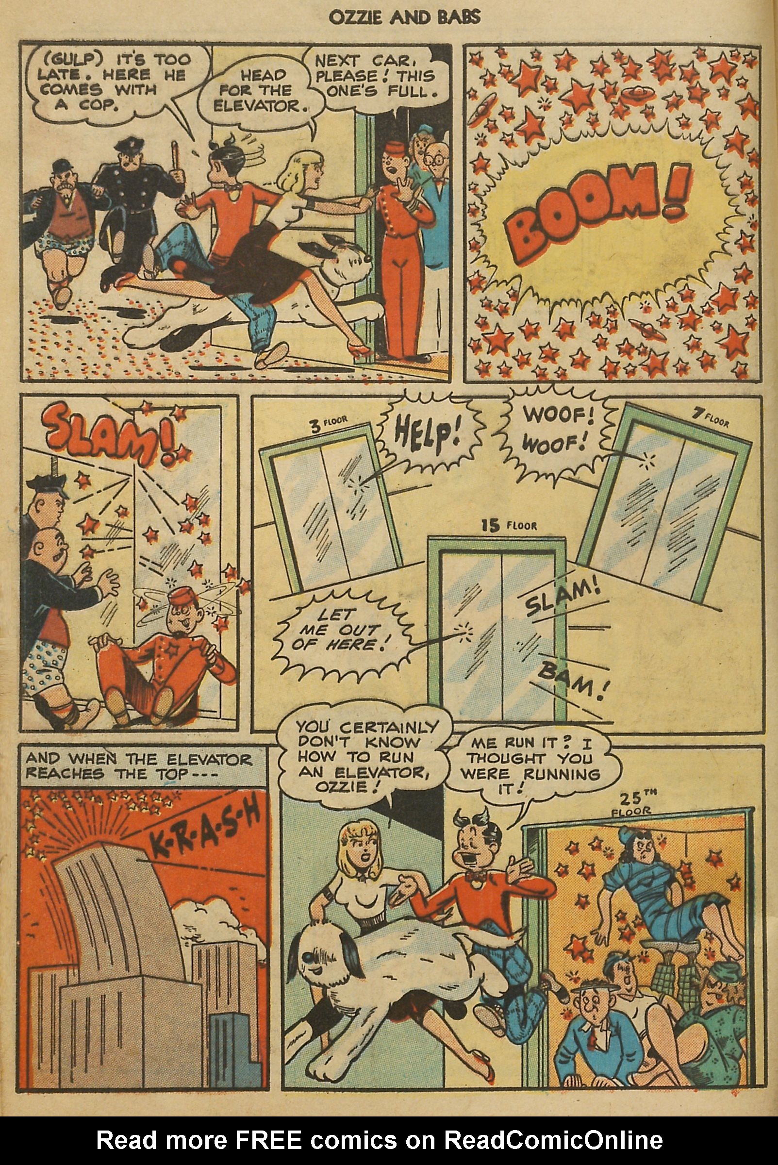 Read online Ozzie And Babs comic -  Issue #7 - 8