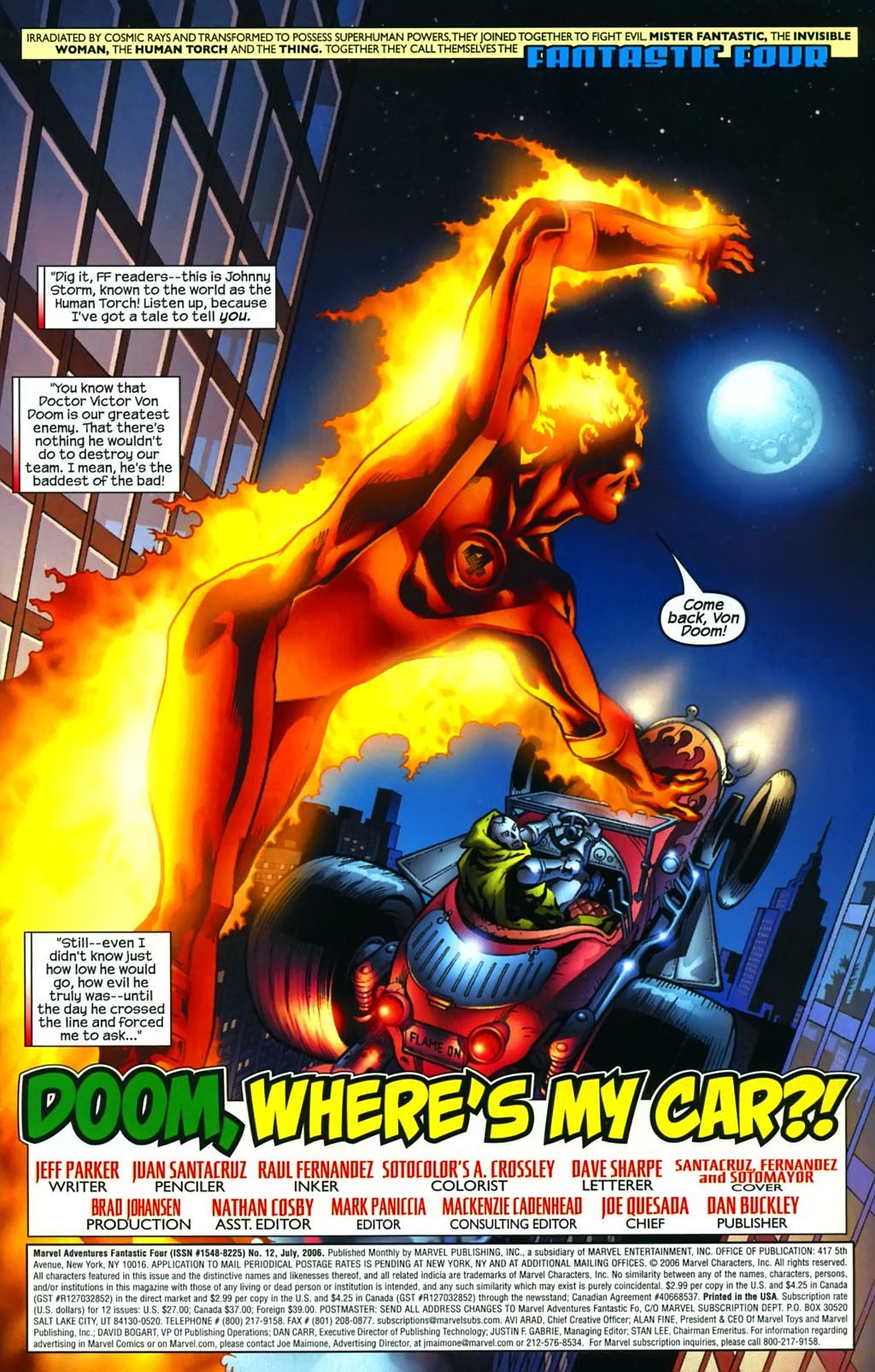Read online Marvel Adventures Fantastic Four comic -  Issue #12 - 2