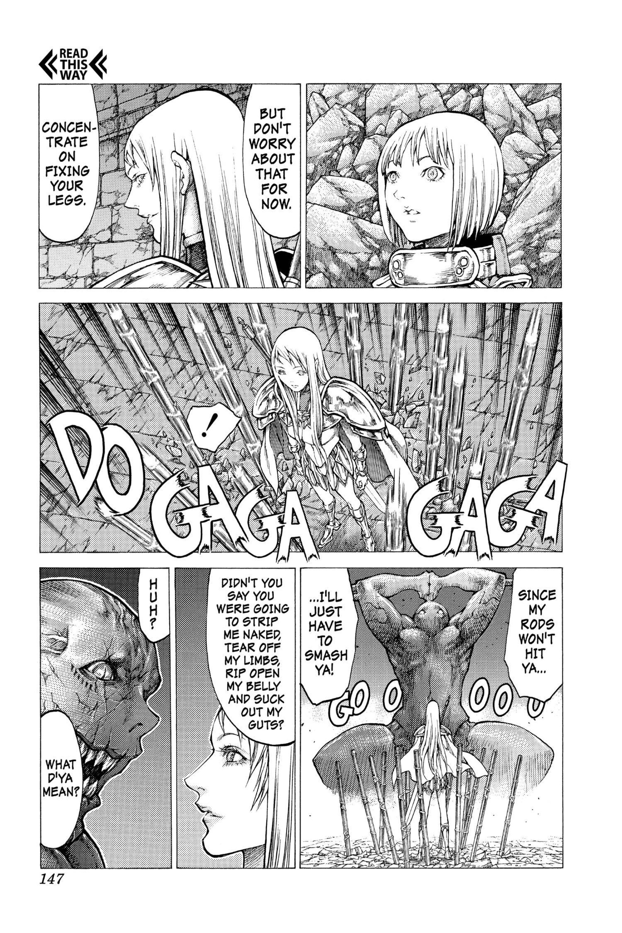 Read online Claymore comic -  Issue #8 - 136