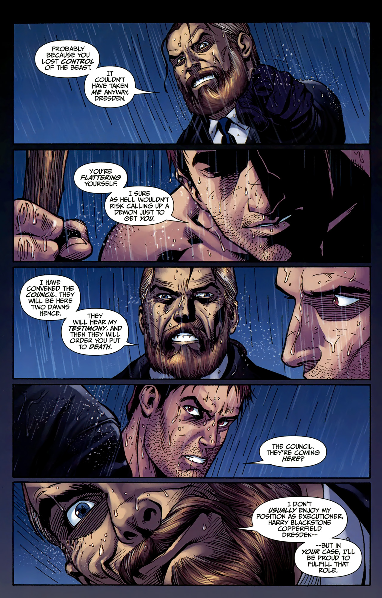 Read online Jim Butcher's The Dresden Files: Storm Front: Volume Two comic -  Issue #1 - 5