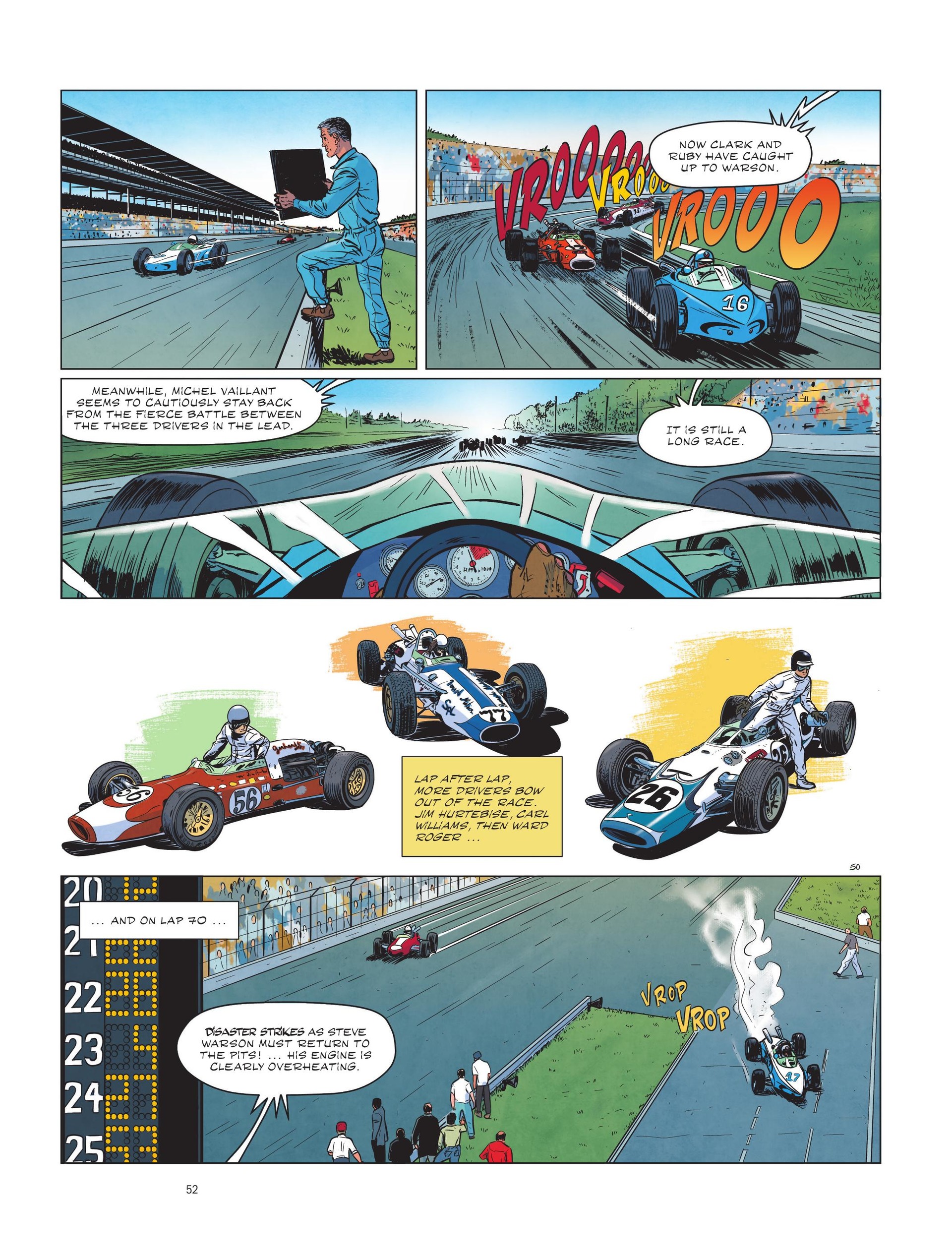 Read online Michel Vaillant: Legendary Races: In the Hell of Indianapolis comic -  Issue # Full - 53