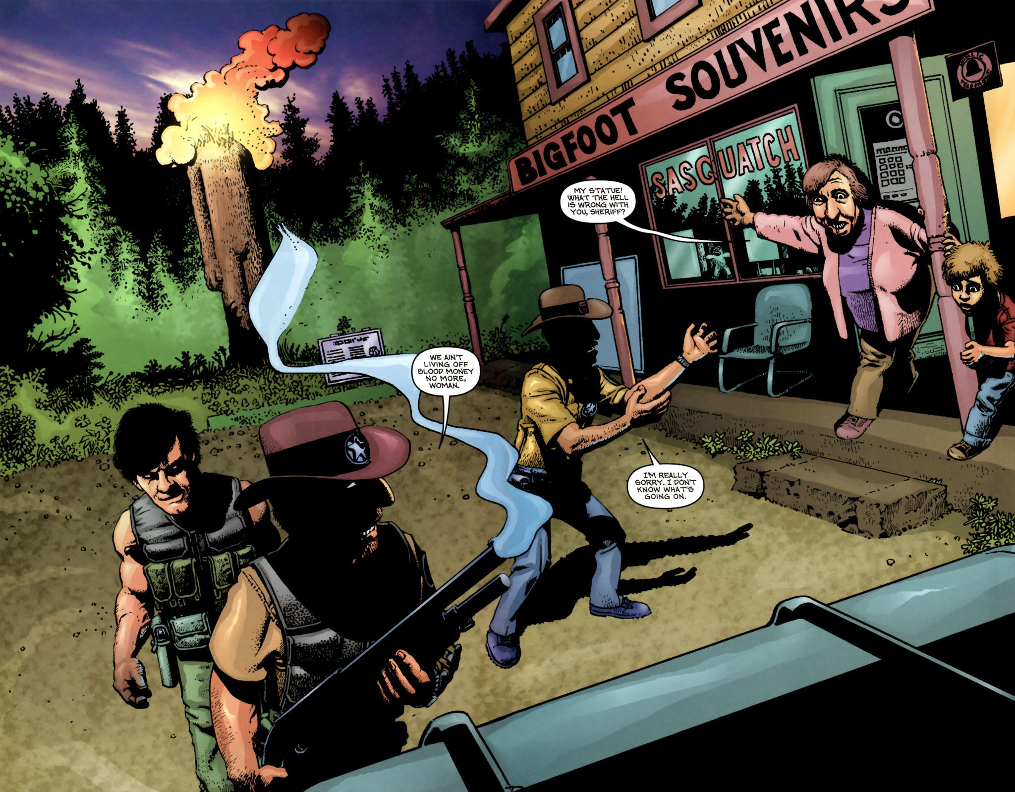 Read online Bigfoot comic -  Issue #4 - 4