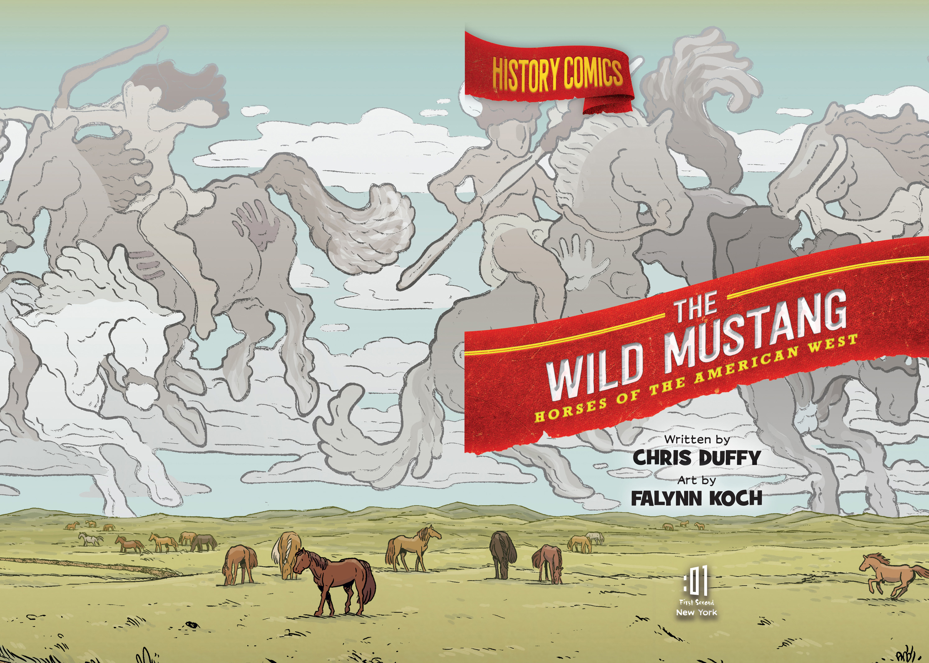 Read online History Comics comic -  Issue # The Wild Mustang - Horses of the American West - 3