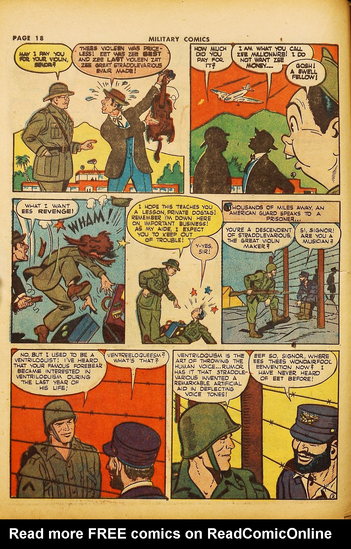 Read online Military Comics comic -  Issue #21 - 20
