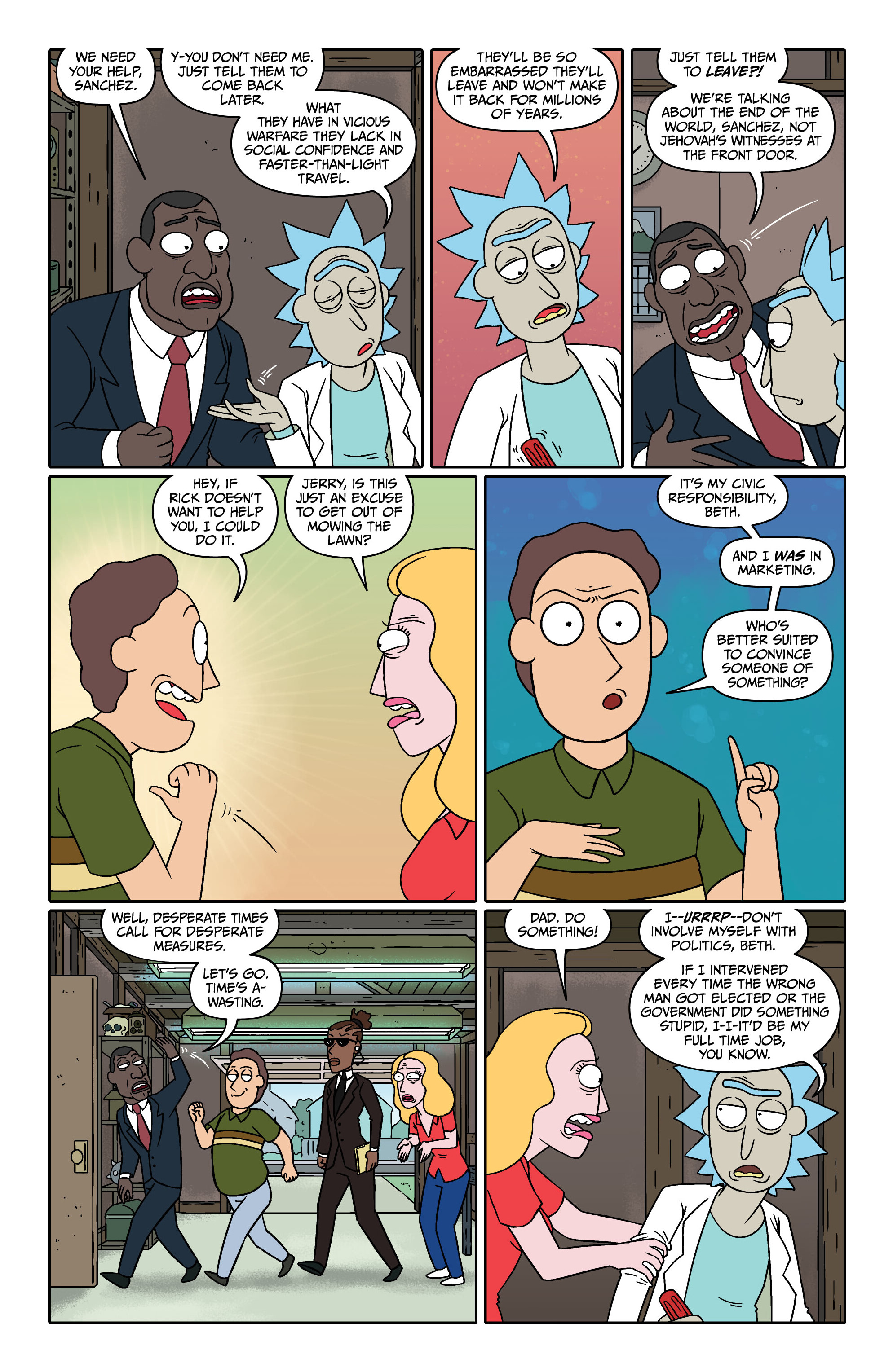 Read online Rick and Morty: Annihilation Tour comic -  Issue # TPB - 83