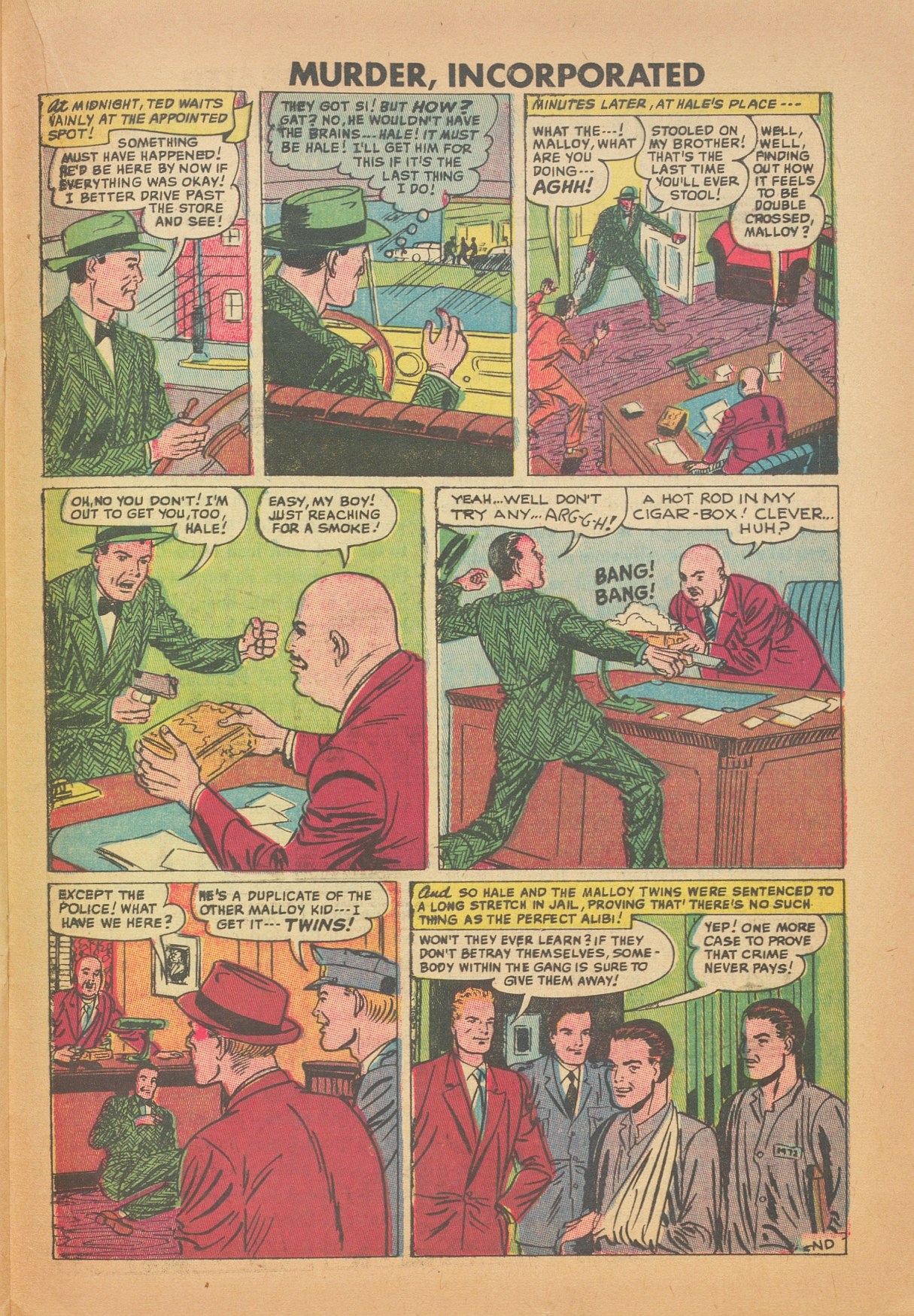 Read online Murder Incorporated (1950) comic -  Issue #2 - 21