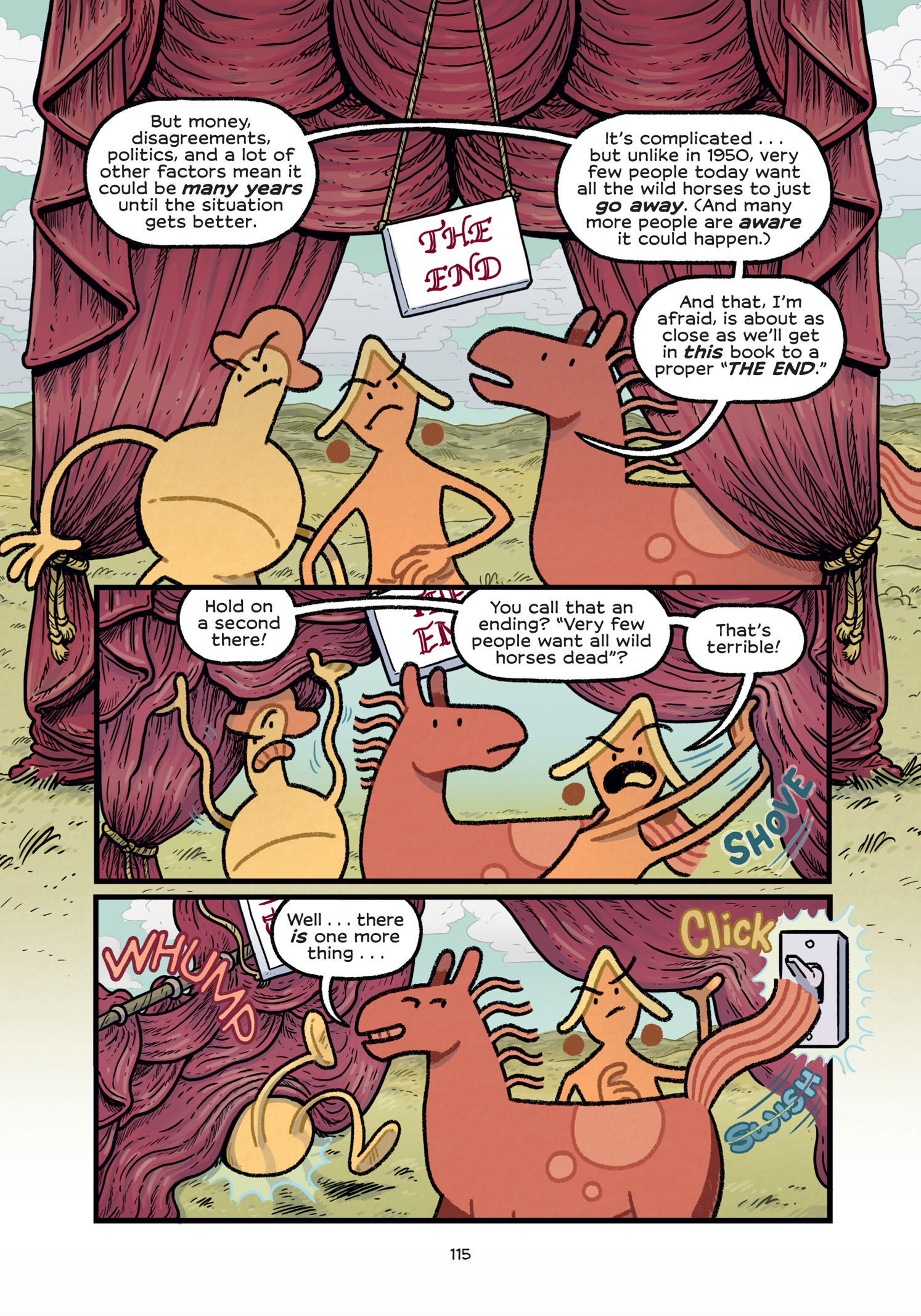 Read online History Comics comic -  Issue # The Wild Mustang - Horses of the American West - 108