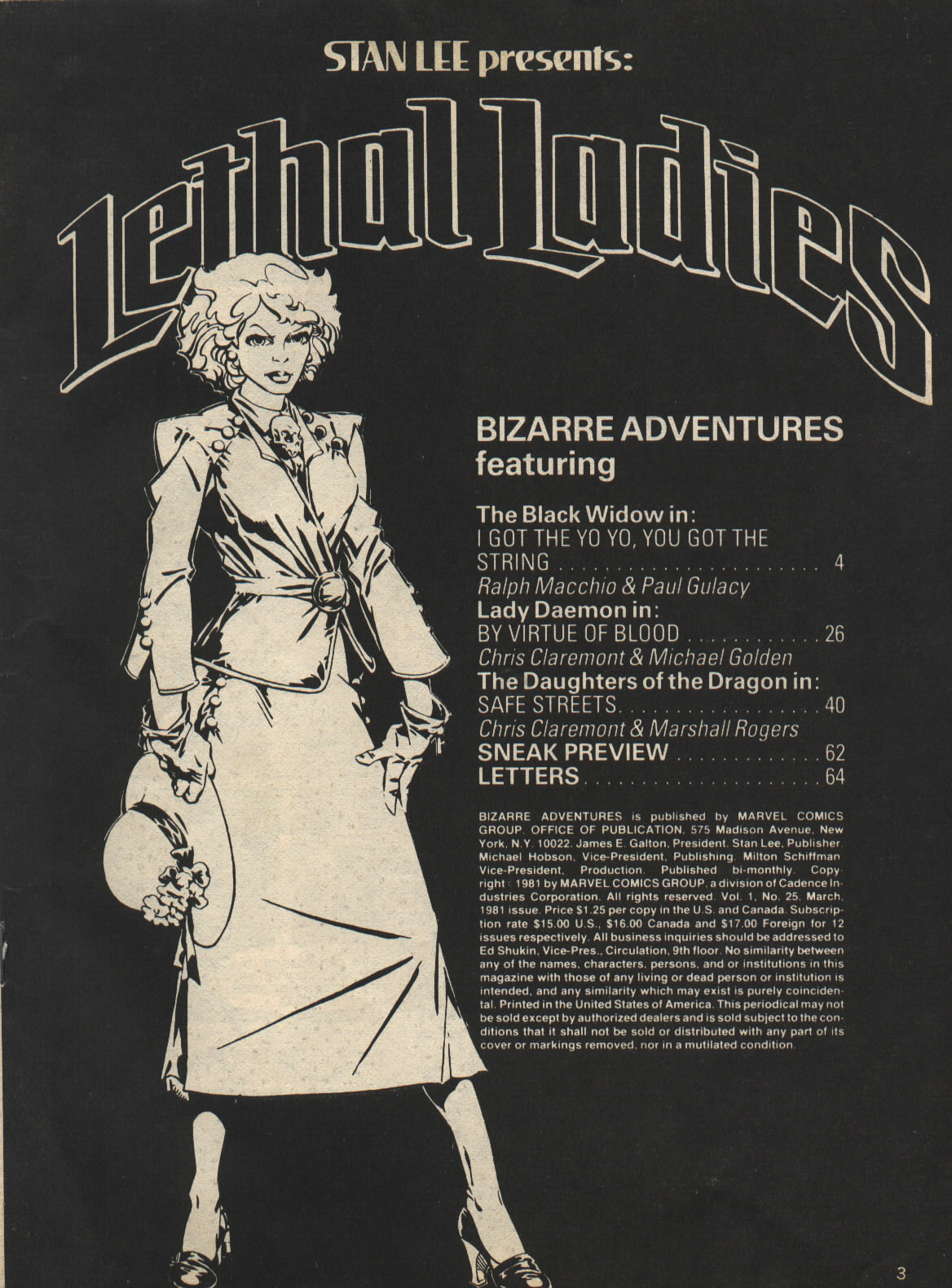 Read online Bizarre Adventures comic -  Issue #25 - 3