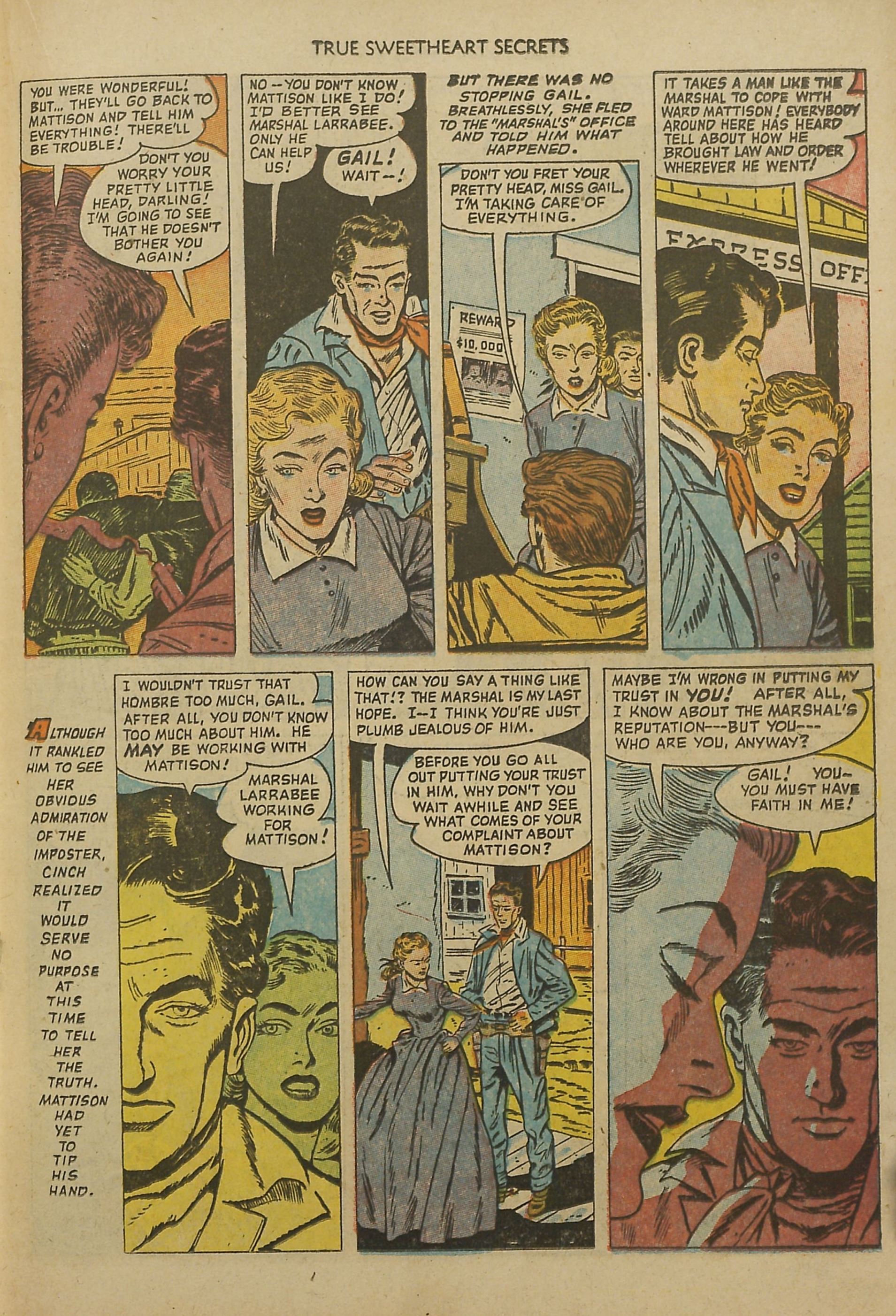 Read online True Sweetheart Secrets comic -  Issue #10 - 19