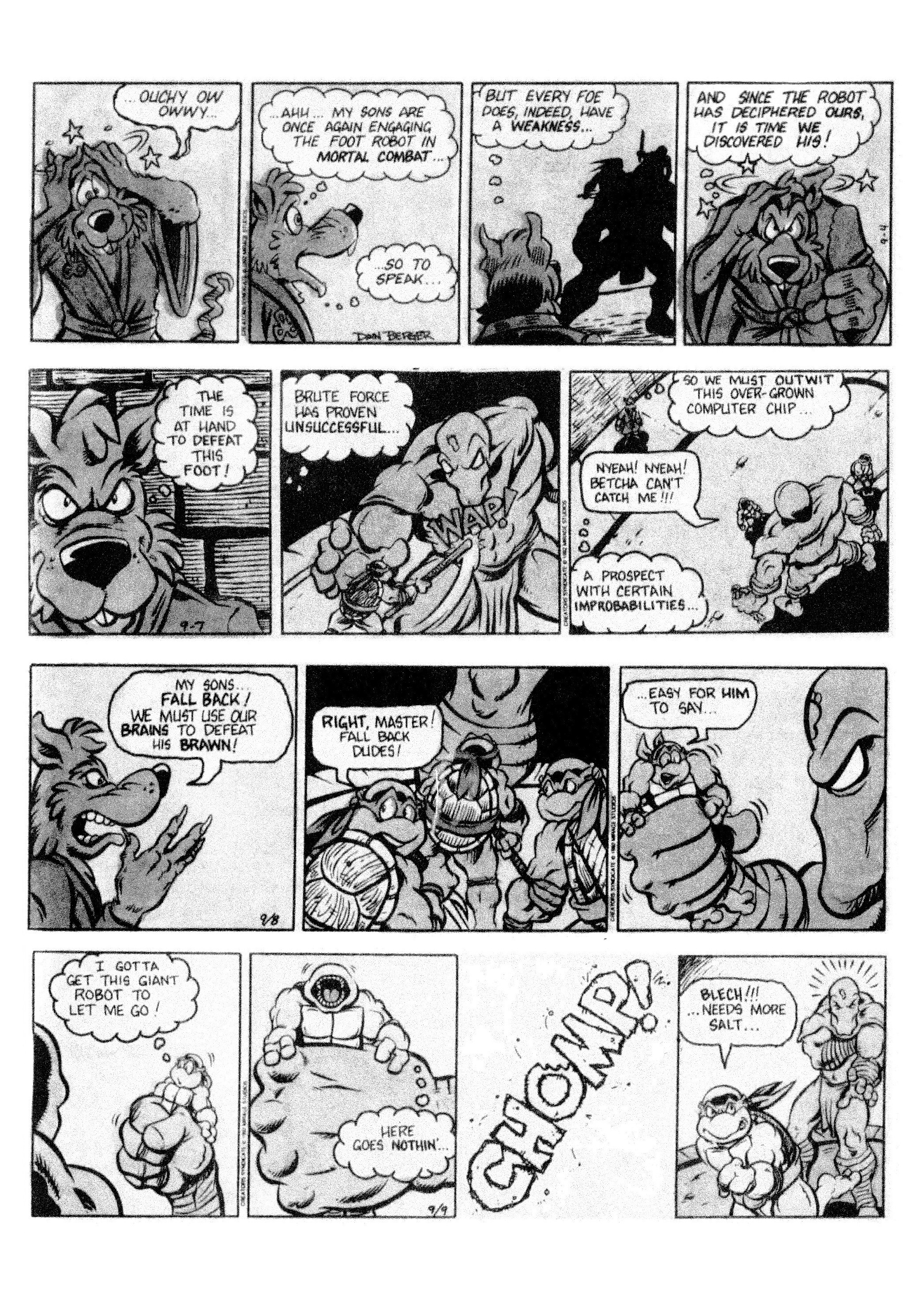 Read online Teenage Mutant Ninja Turtles: Complete Newspaper Daily Comic Strip Collection comic -  Issue # TPB 2 (Part 2) - 30