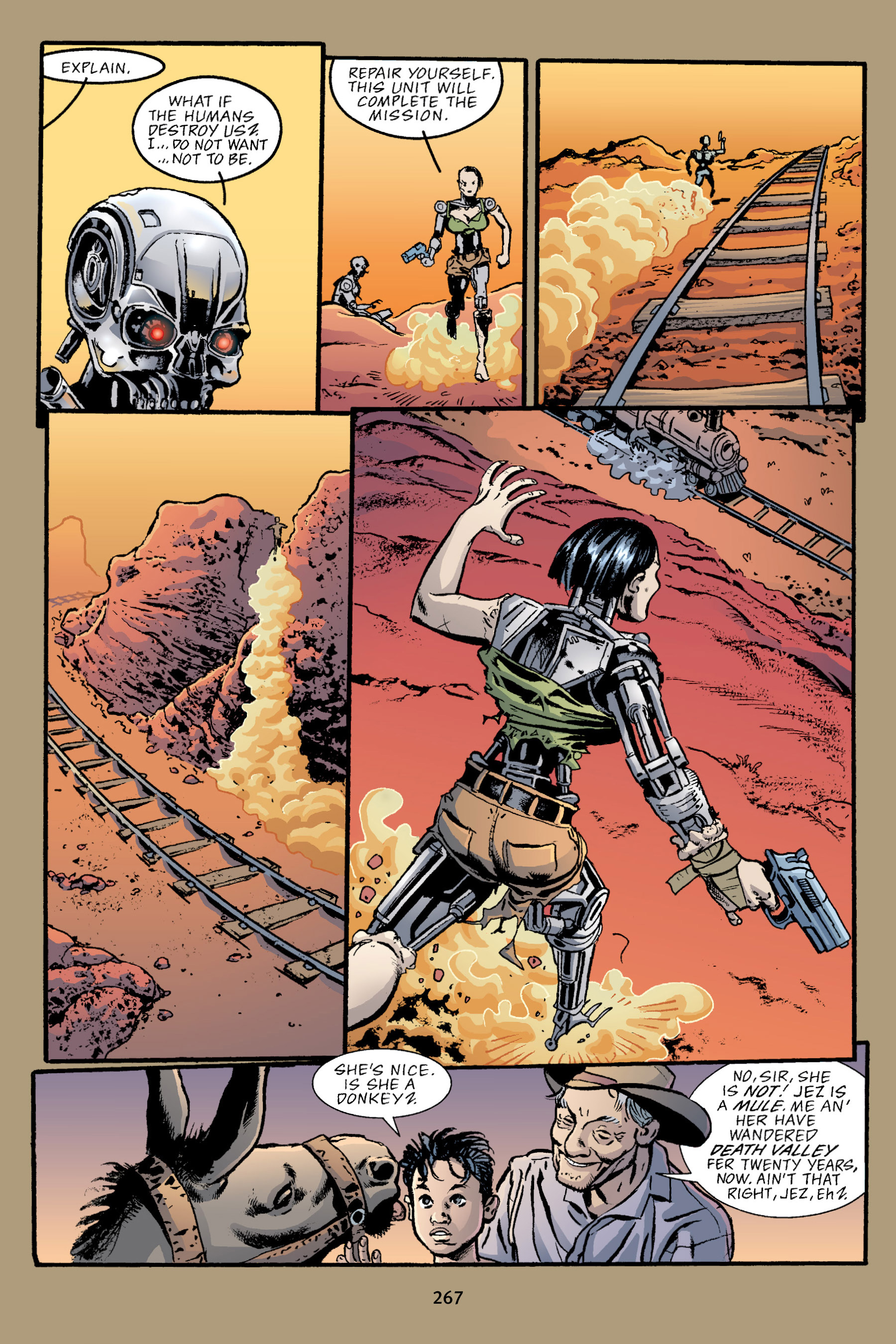 Read online The Terminator Omnibus comic -  Issue # TPB 2 - 262