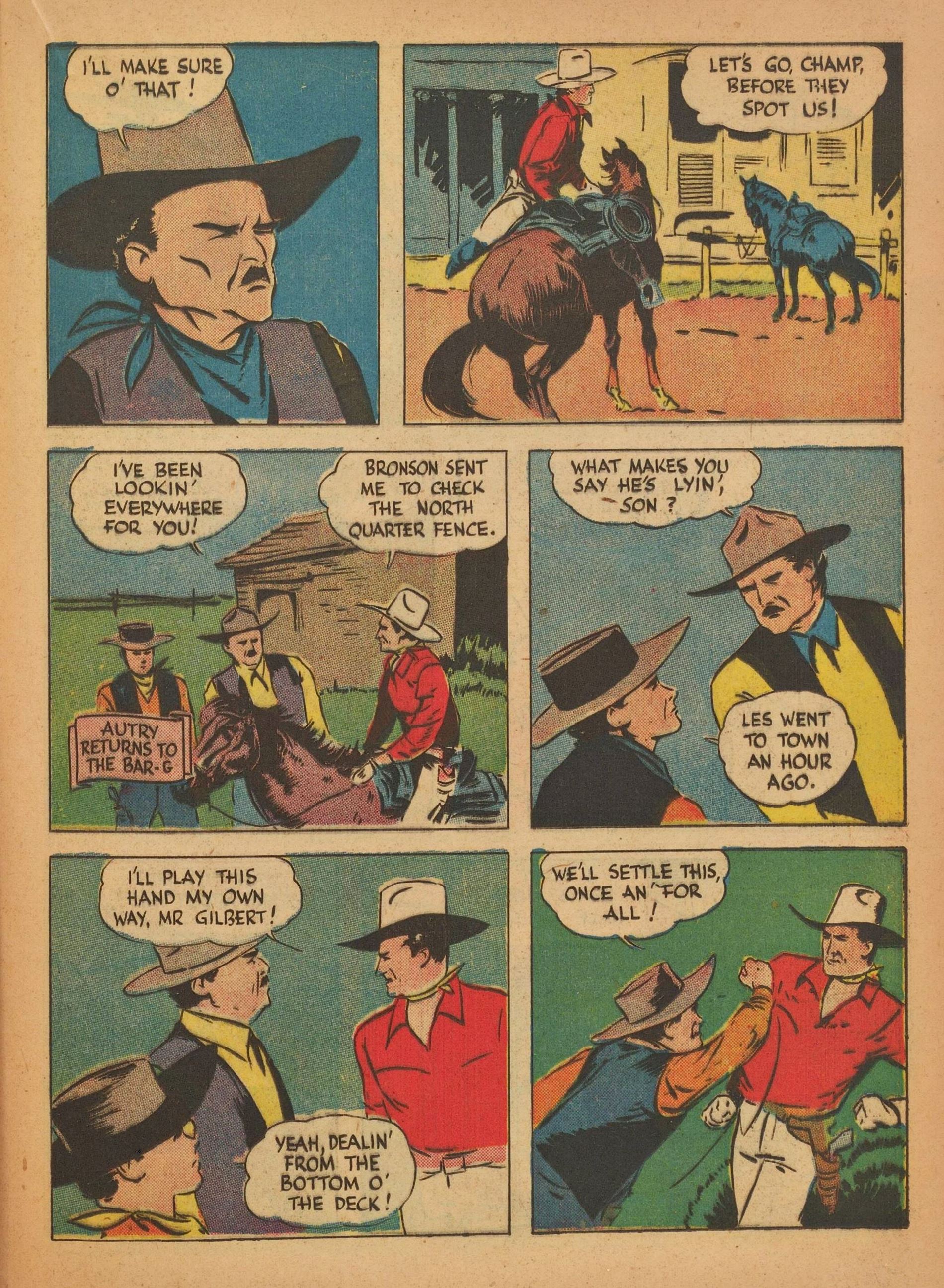 Read online Gene Autry Comics comic -  Issue #7 - 41