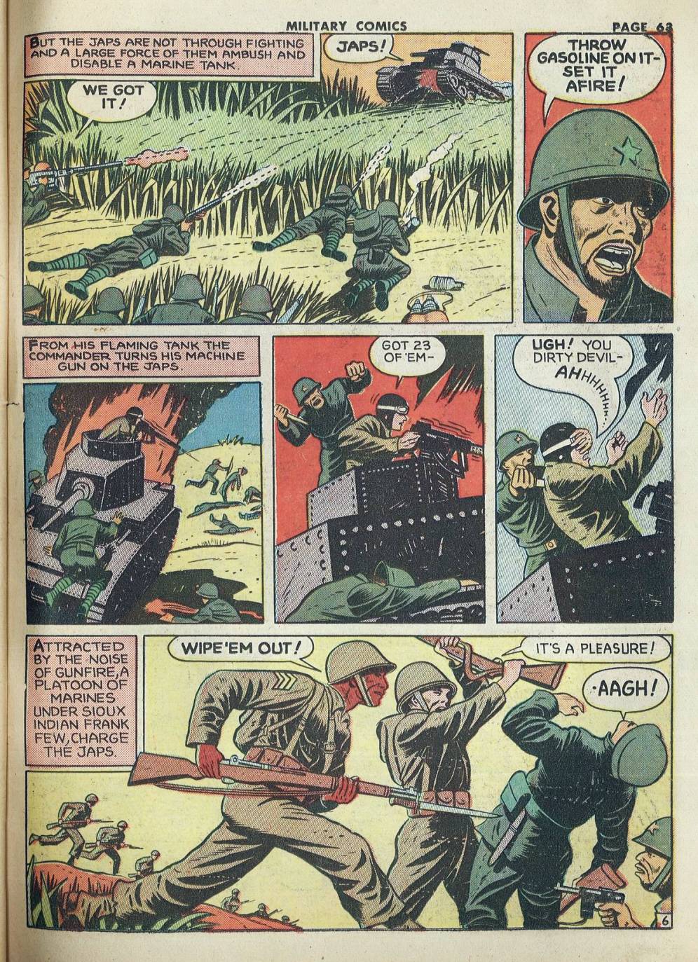 Read online Military Comics comic -  Issue #20 - 65