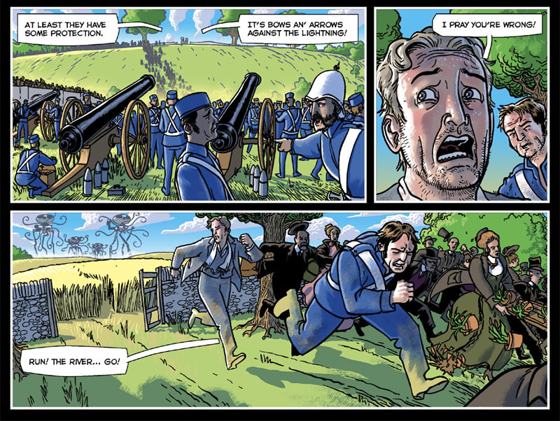 Read online H. G. Wells' The War of the Worlds comic -  Issue # TPB - 43