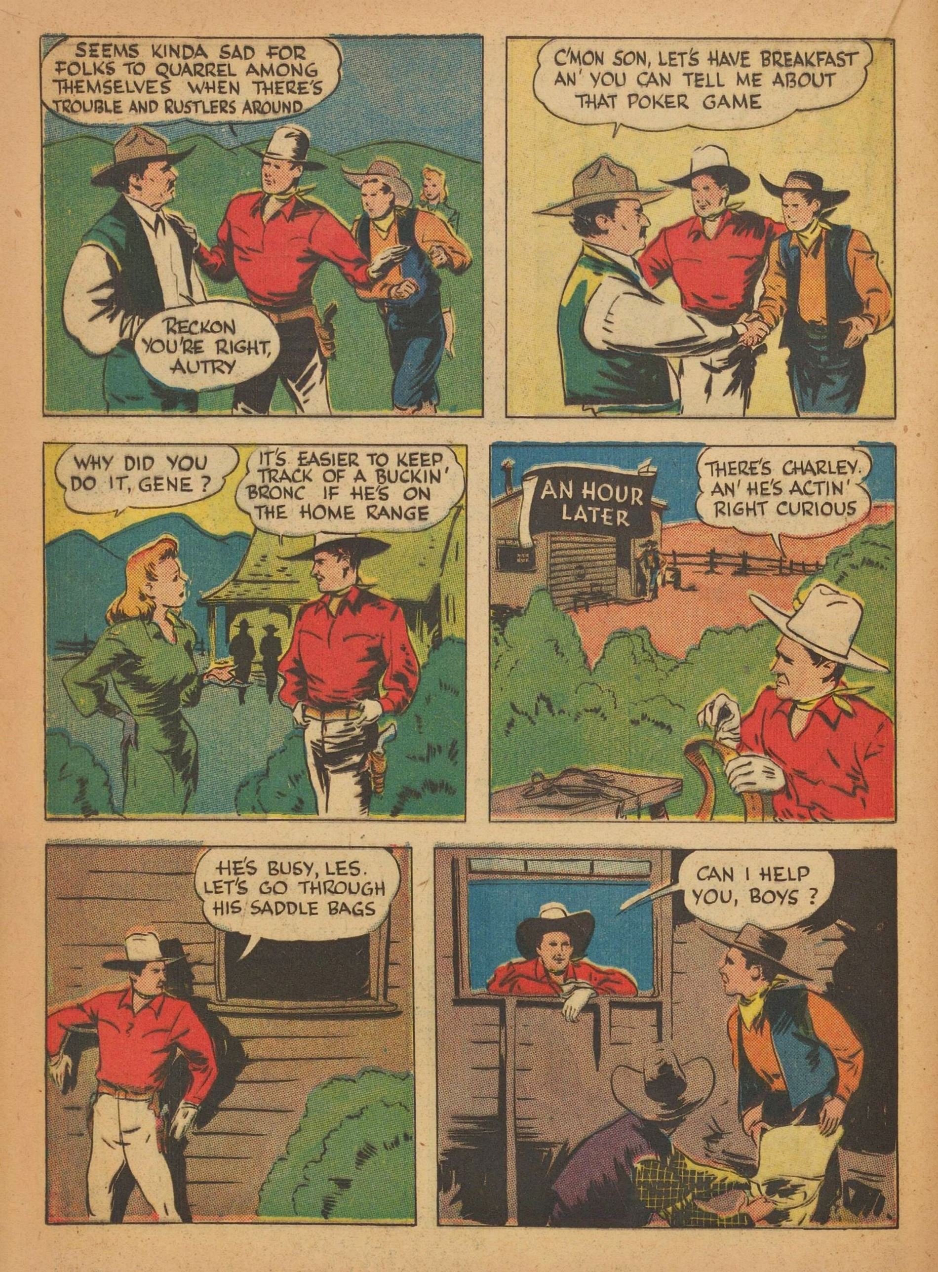 Read online Gene Autry Comics comic -  Issue #7 - 28