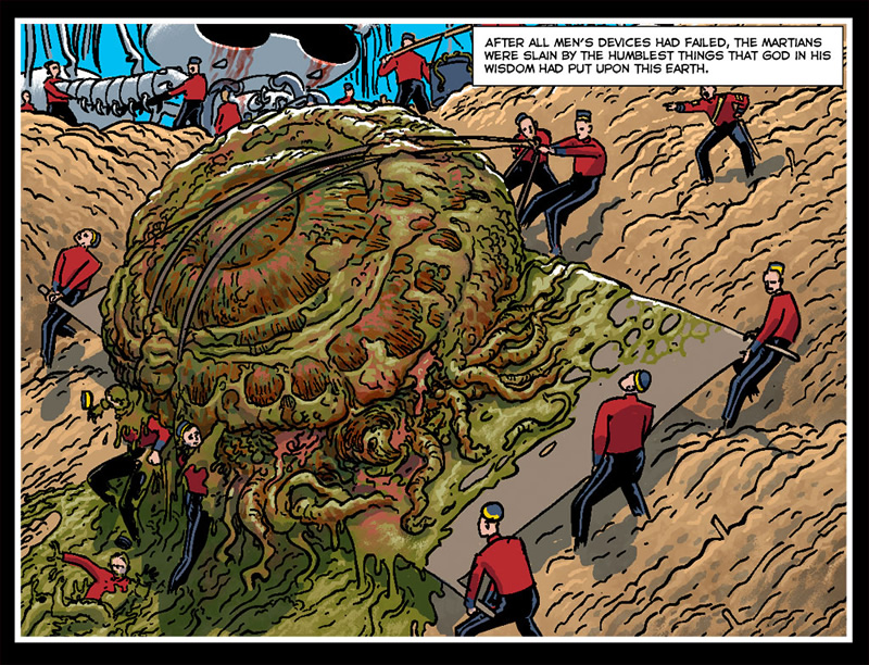 Read online H. G. Wells' The War of the Worlds comic -  Issue # TPB - 120