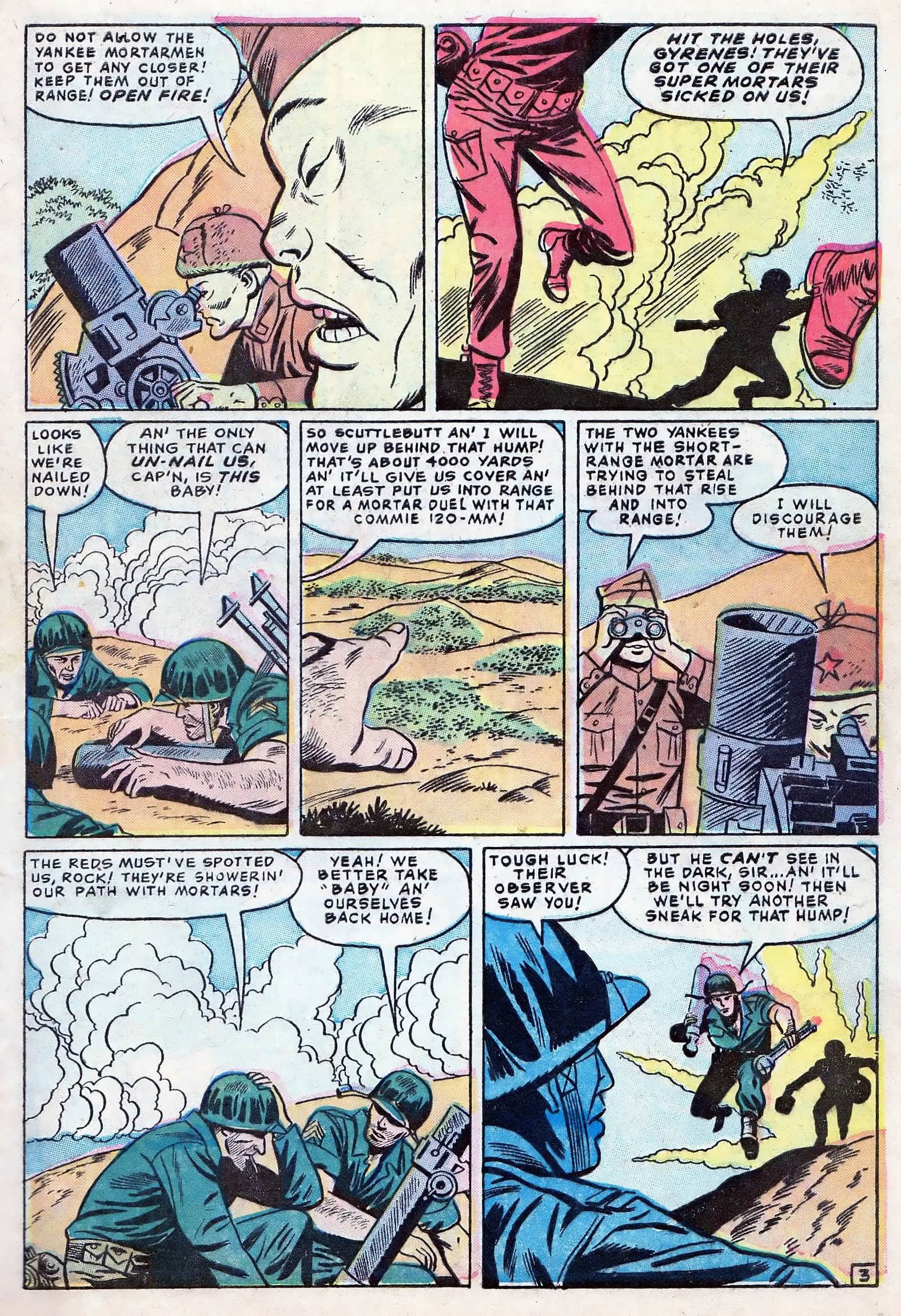 Read online Marines in Action comic -  Issue #10 - 5