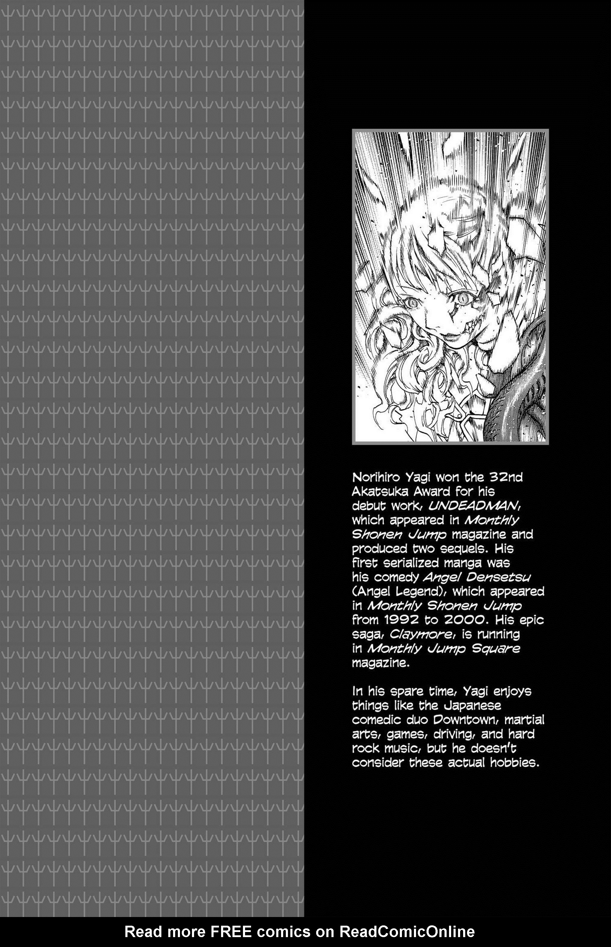 Read online Claymore comic -  Issue #22 - 2